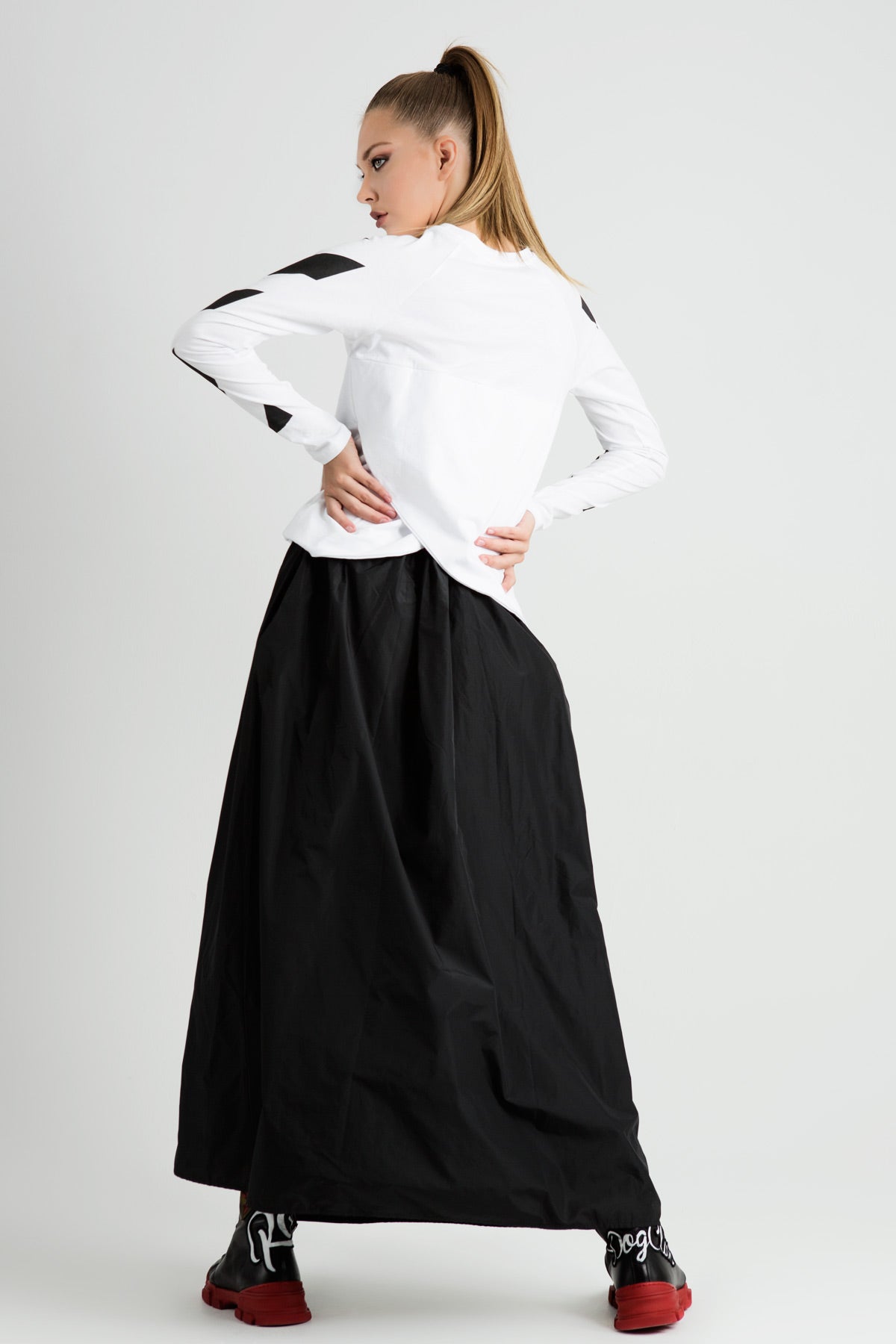 Beyaz Uzun T-shirt 6281