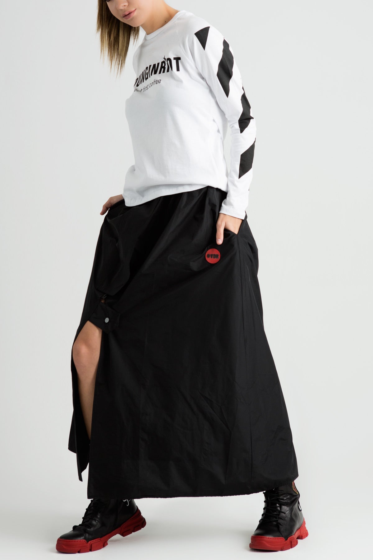 Beyaz Uzun T-shirt 6281