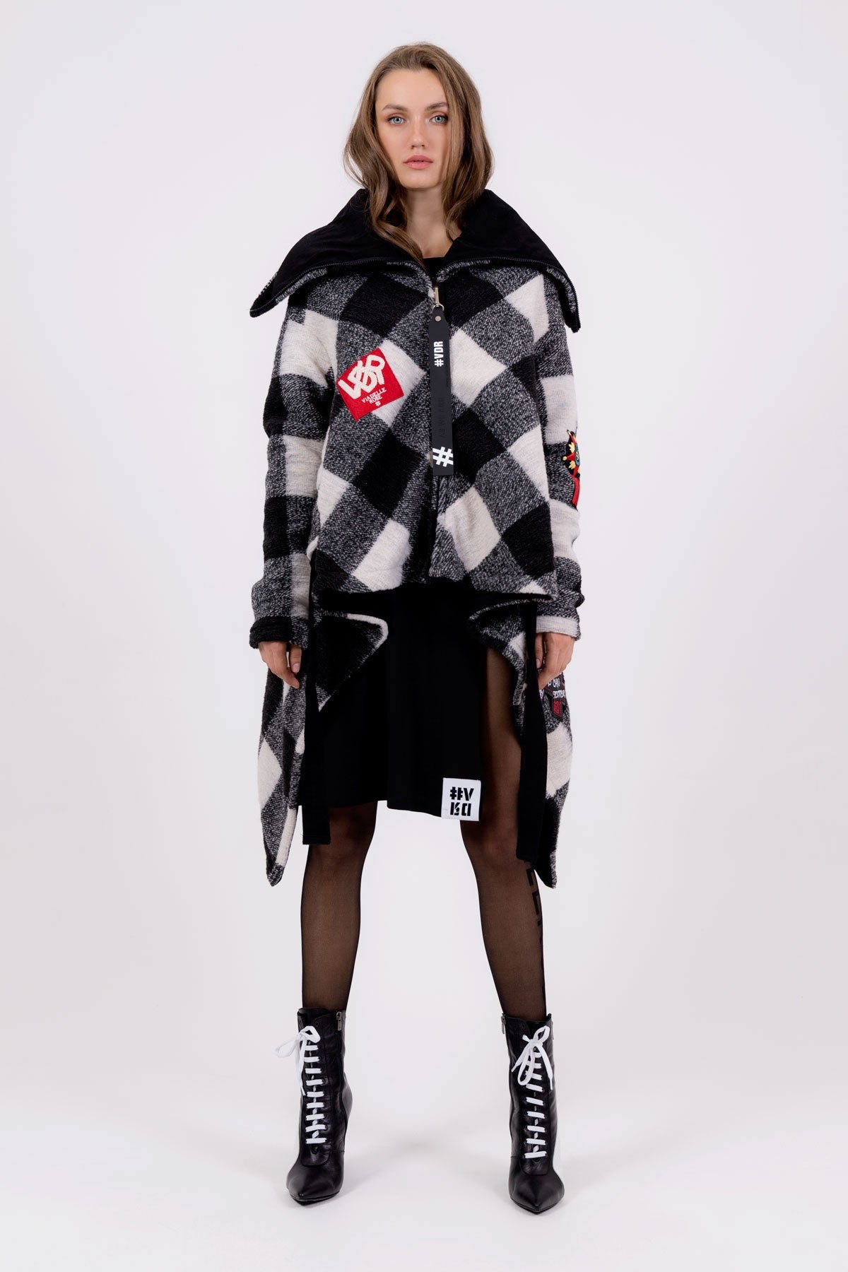 Siyah Ekru Ceket 8021