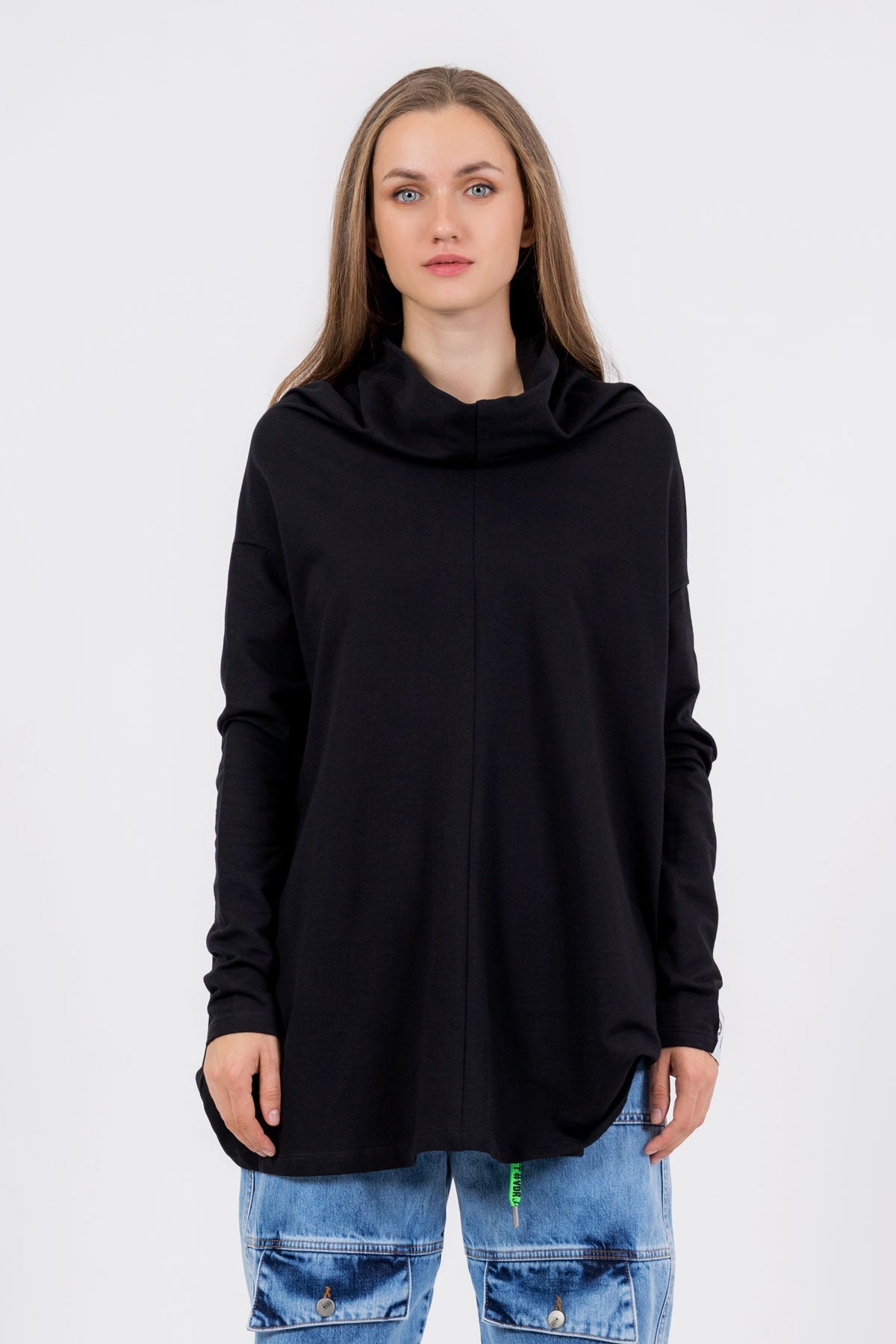 Siyah Sweatshirt 8031