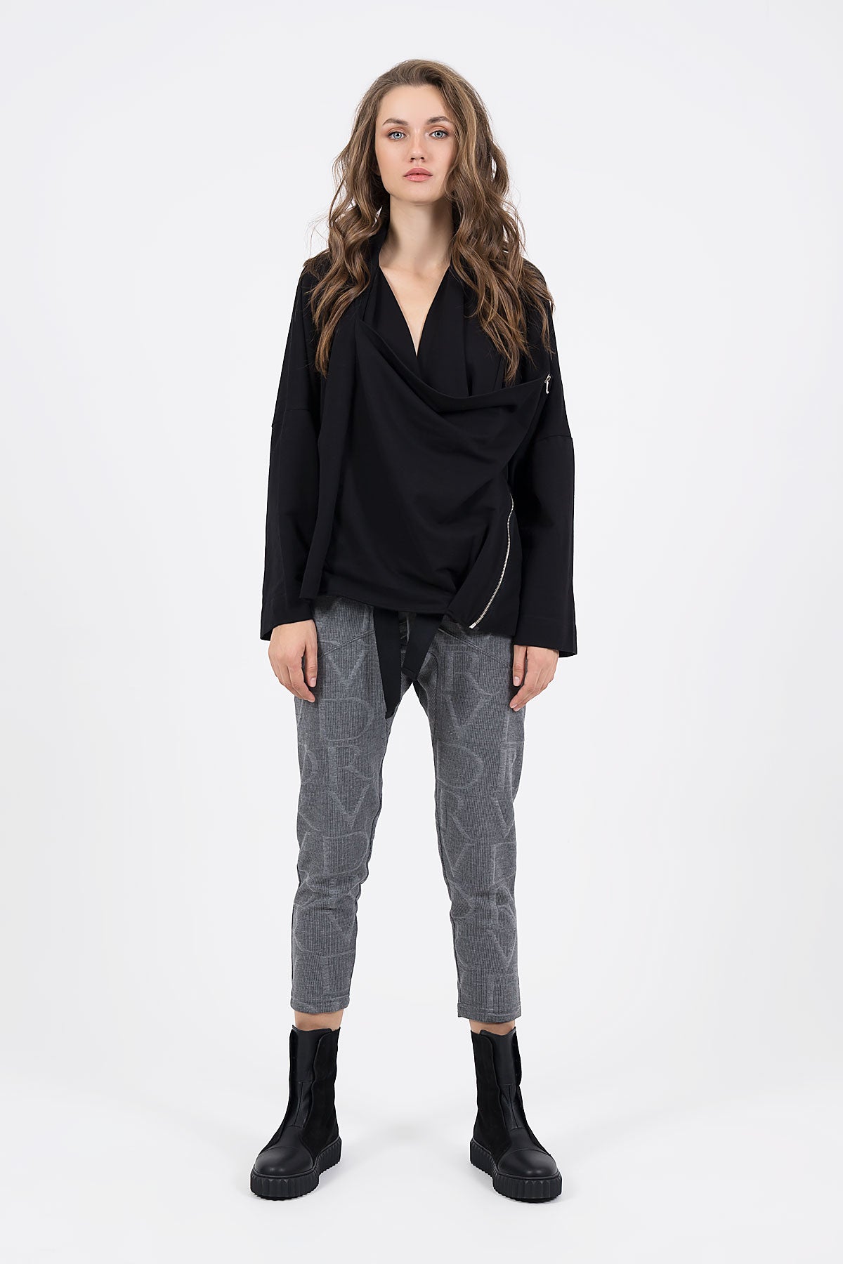 Siyah Sweatshirt 8033