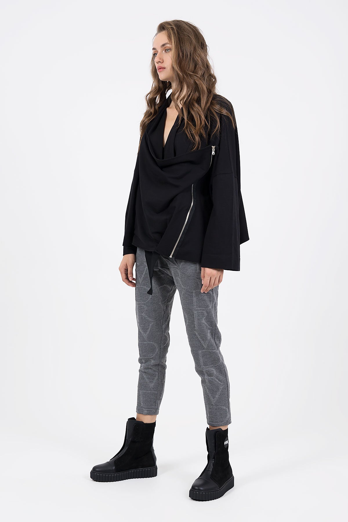 Siyah Sweatshirt 8033