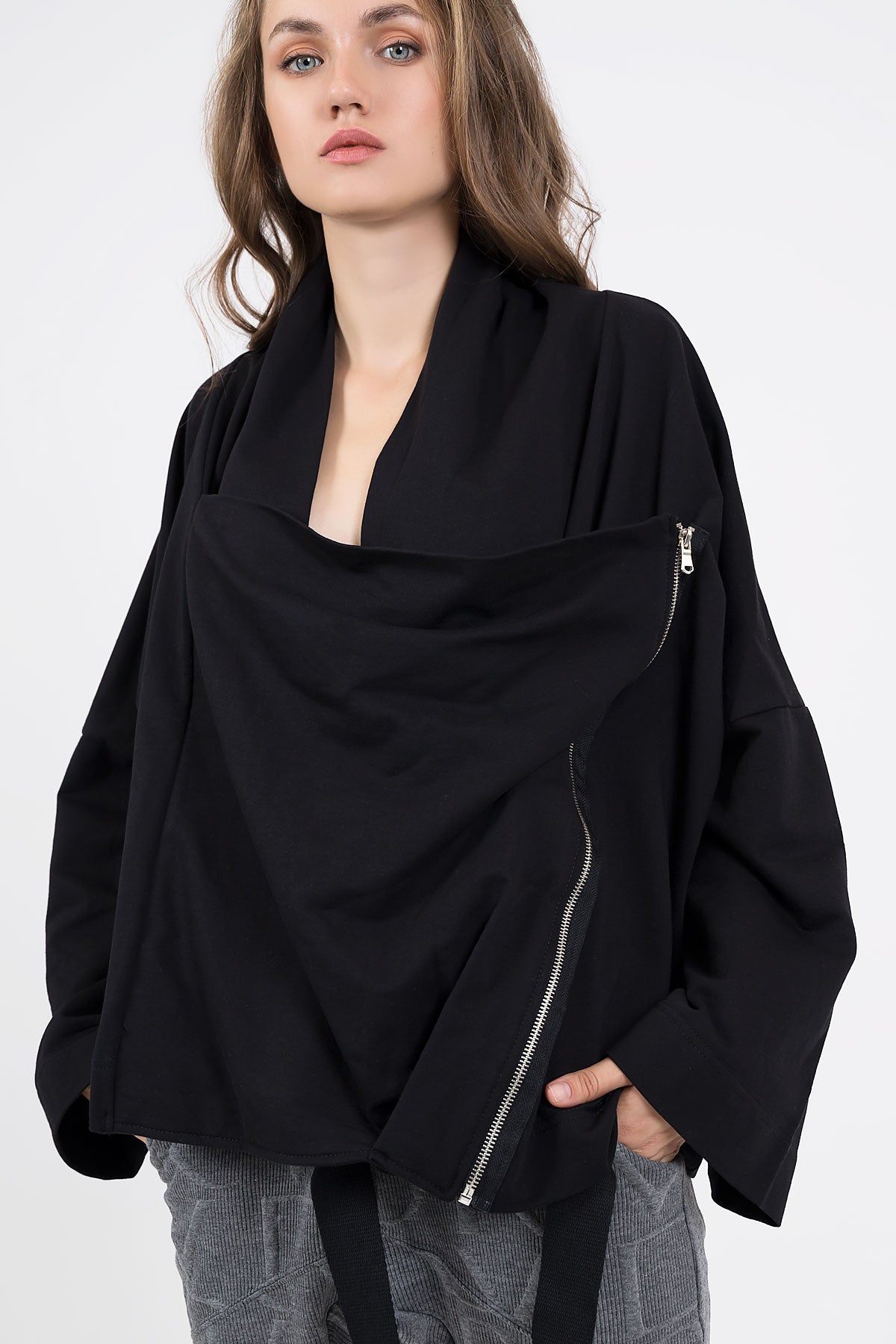 Siyah Sweatshirt 8033