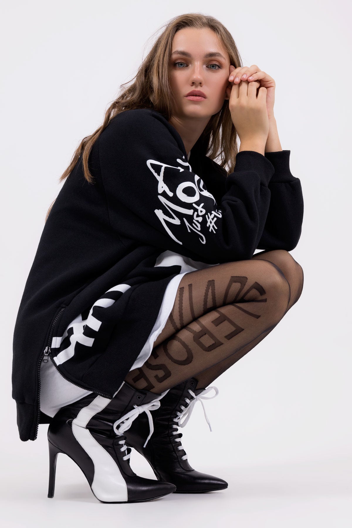 Siyah Sweatshirt 8038