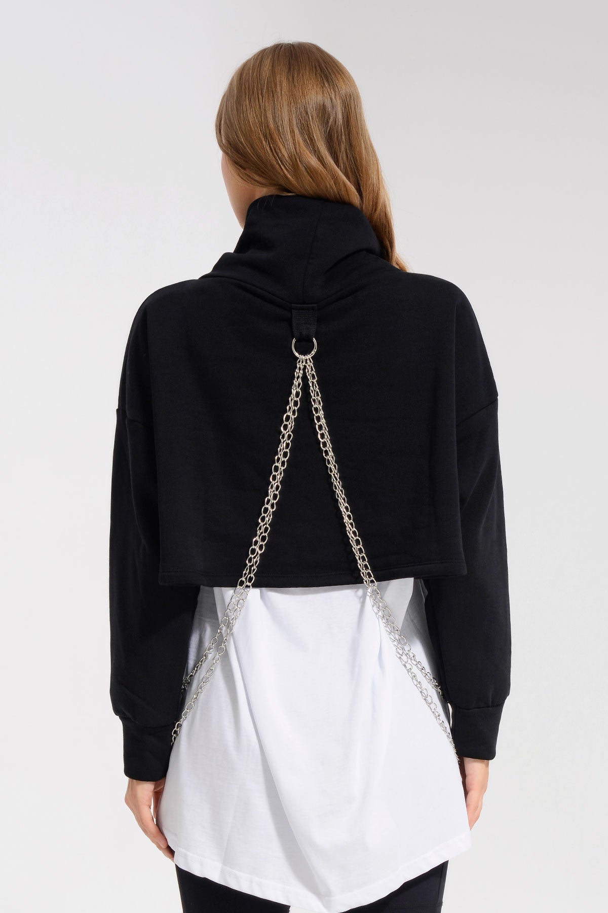 Siyah Sweatshirt 8065