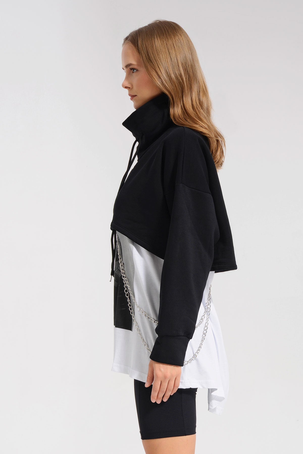 Siyah Sweatshirt 8065