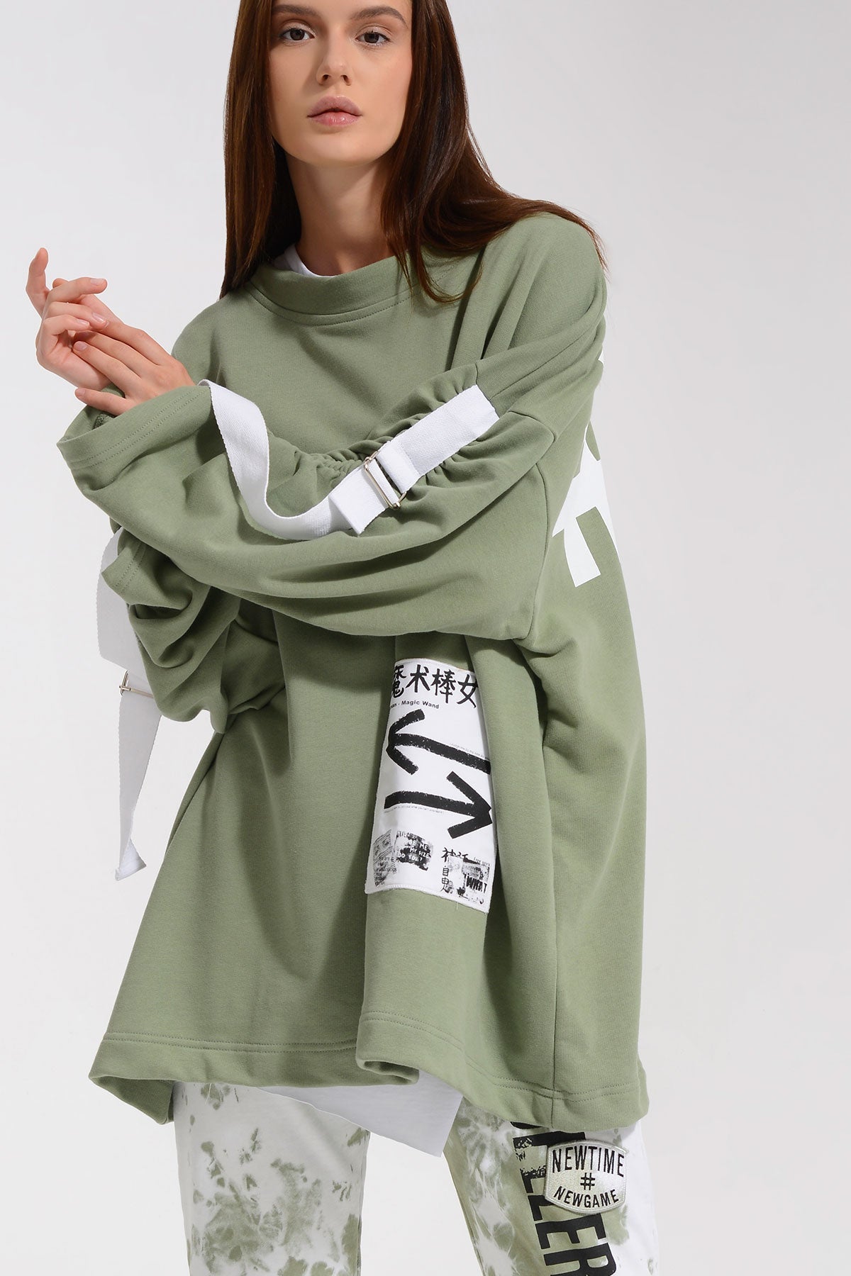 Su Yesili Sweatshirt 8068
