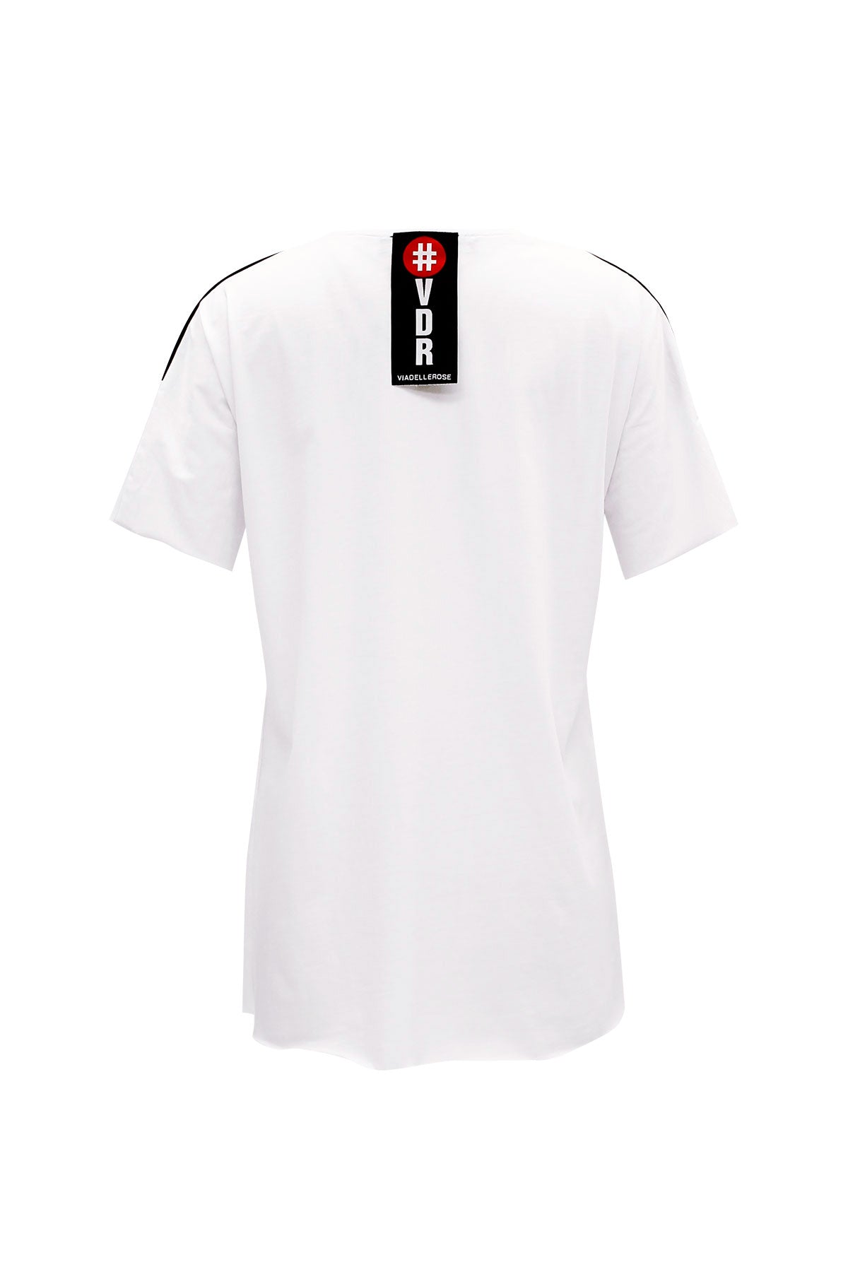Beyaz Siyah T-shirt 8100