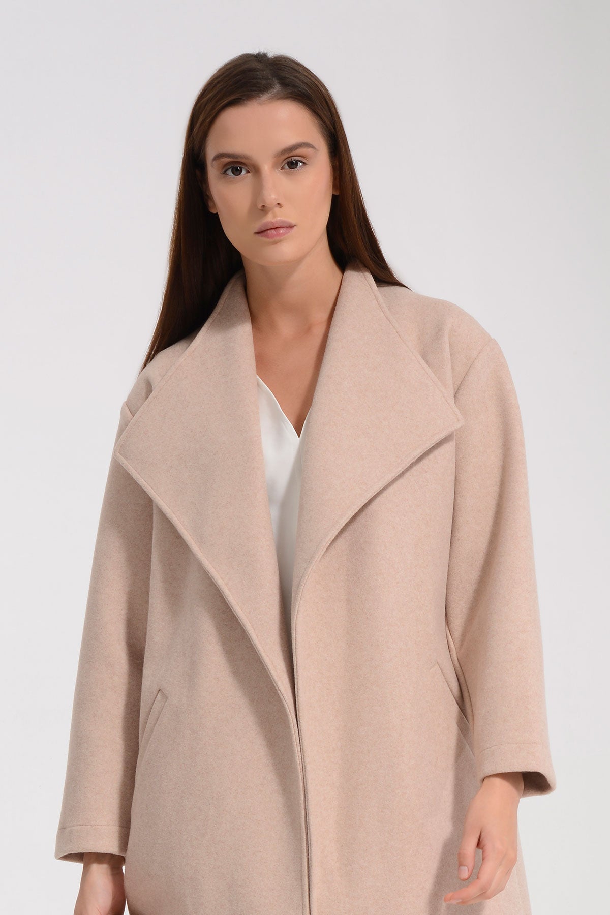 Bej Ceket 8155