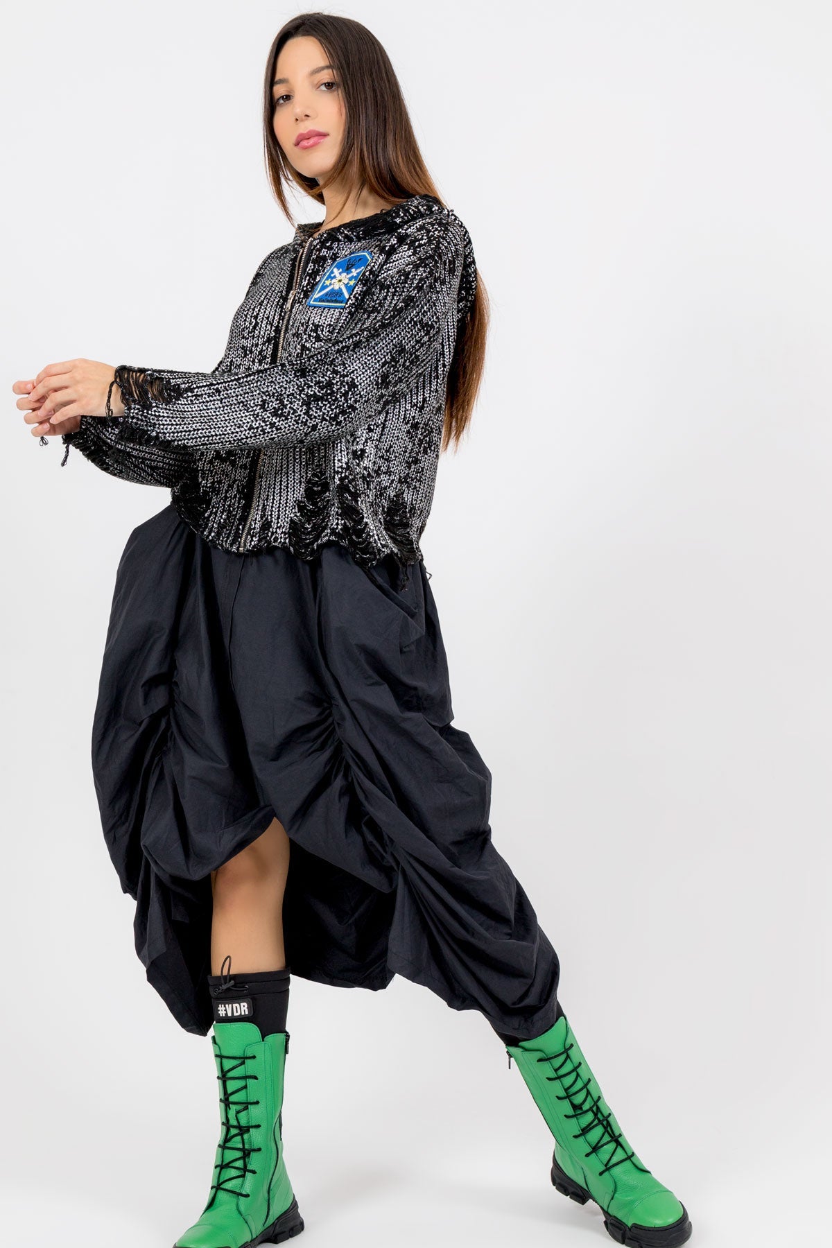 Siyah Gümüs Kazak 8162