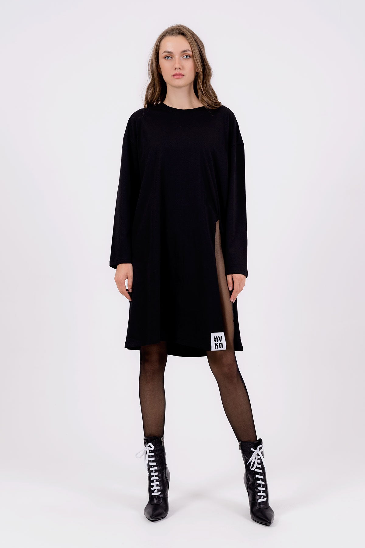 Siyah Uzun T-shirt 8176