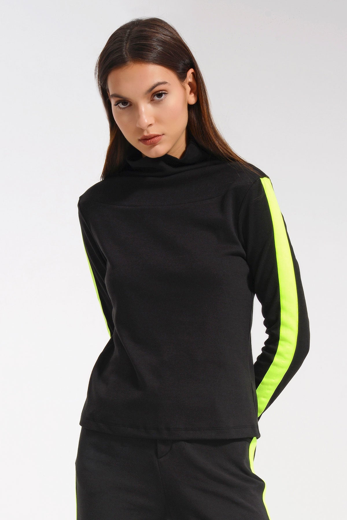 Siyah Sweatshirt 8198