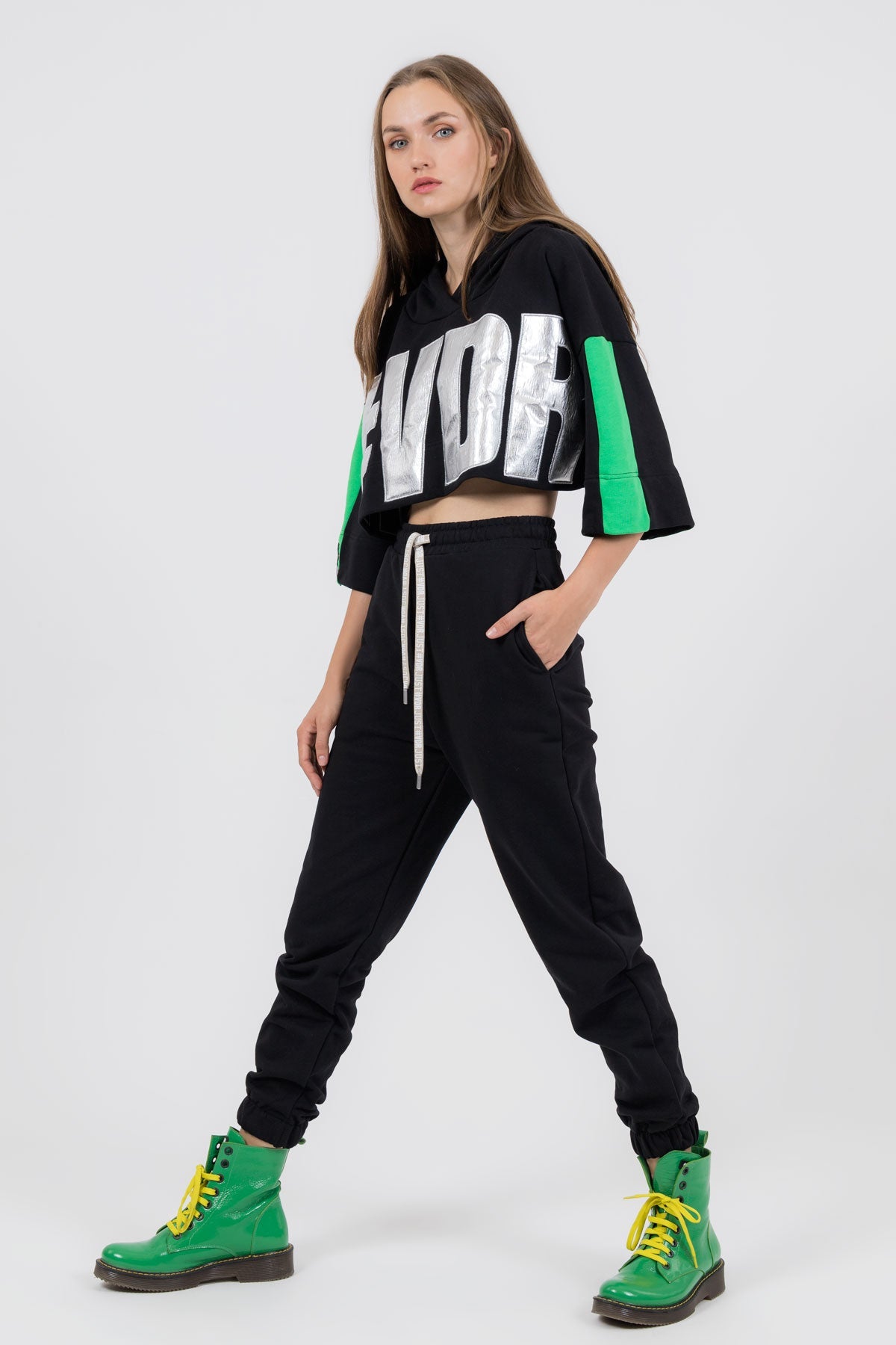 Siyah Sweatshirt 8214