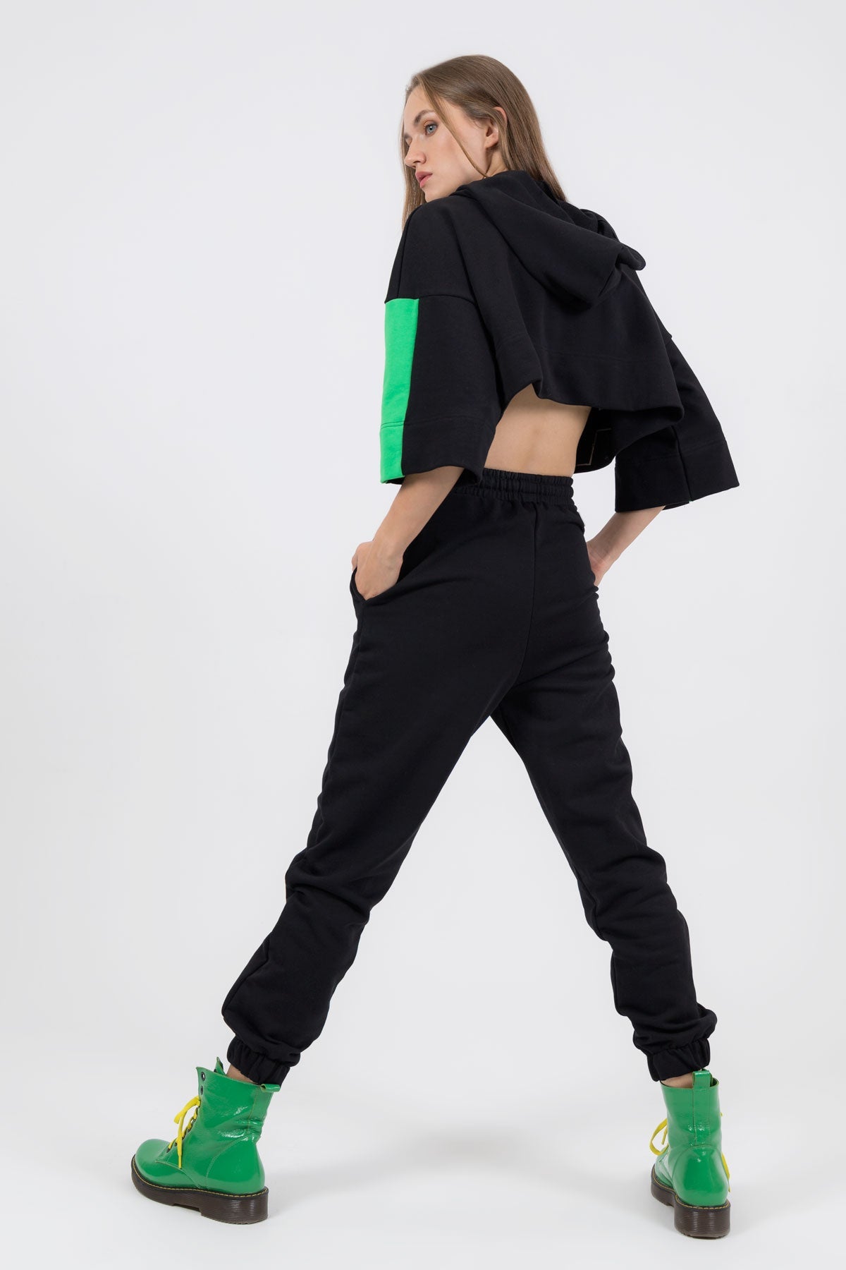 Siyah Sweatshirt 8214