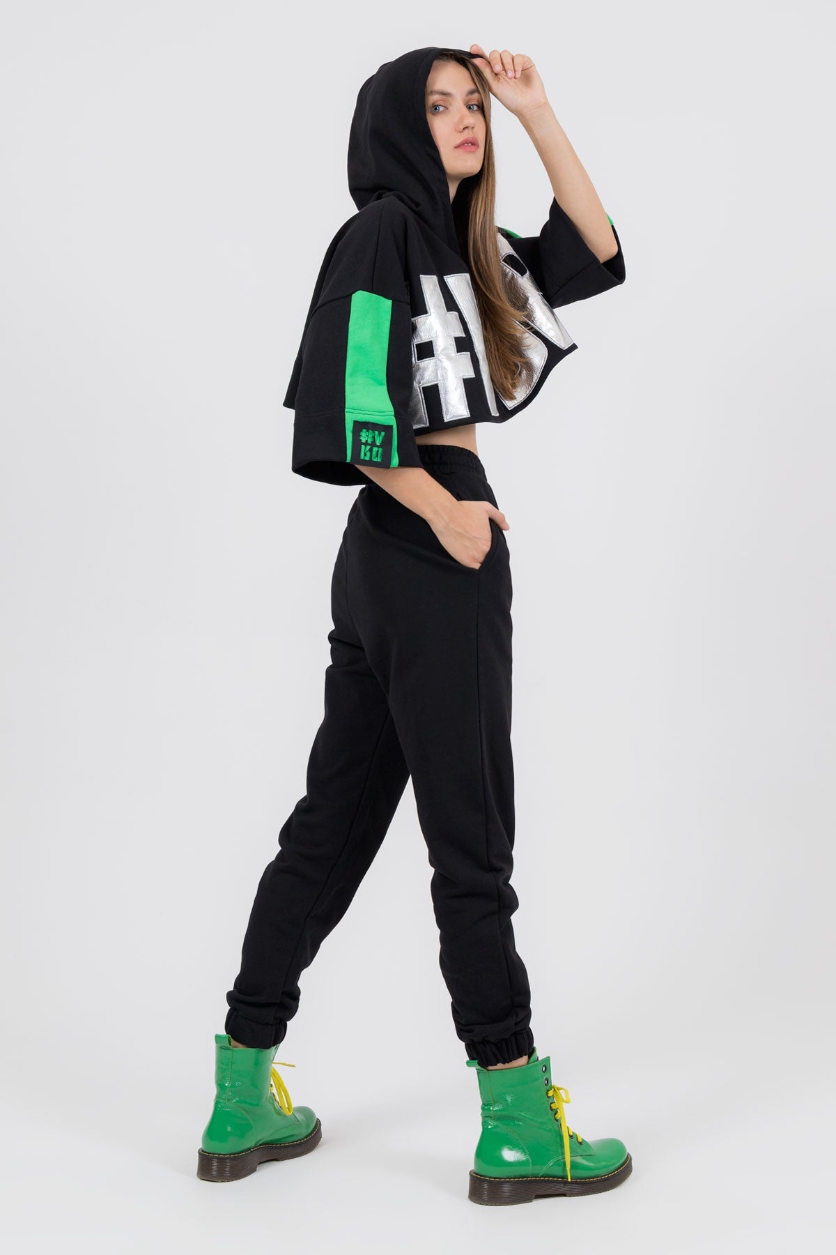 Siyah Sweatshirt 8214