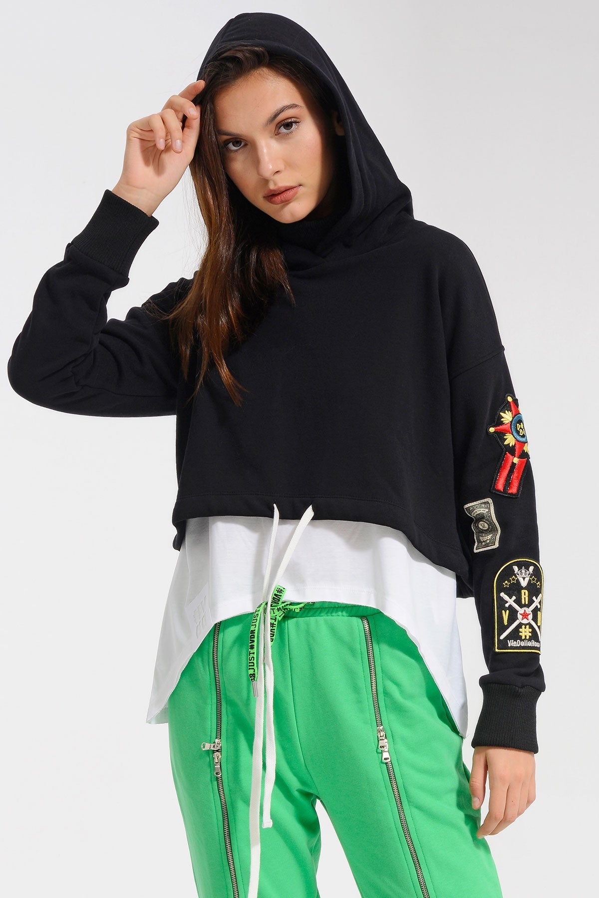 Siyah Sweatshirt 8215