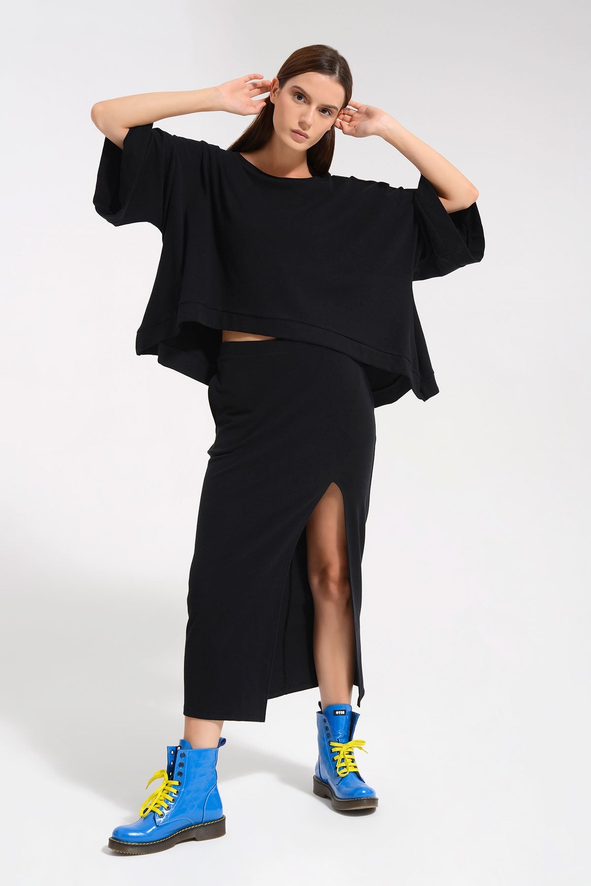 Siyah Sweatshirt 8233