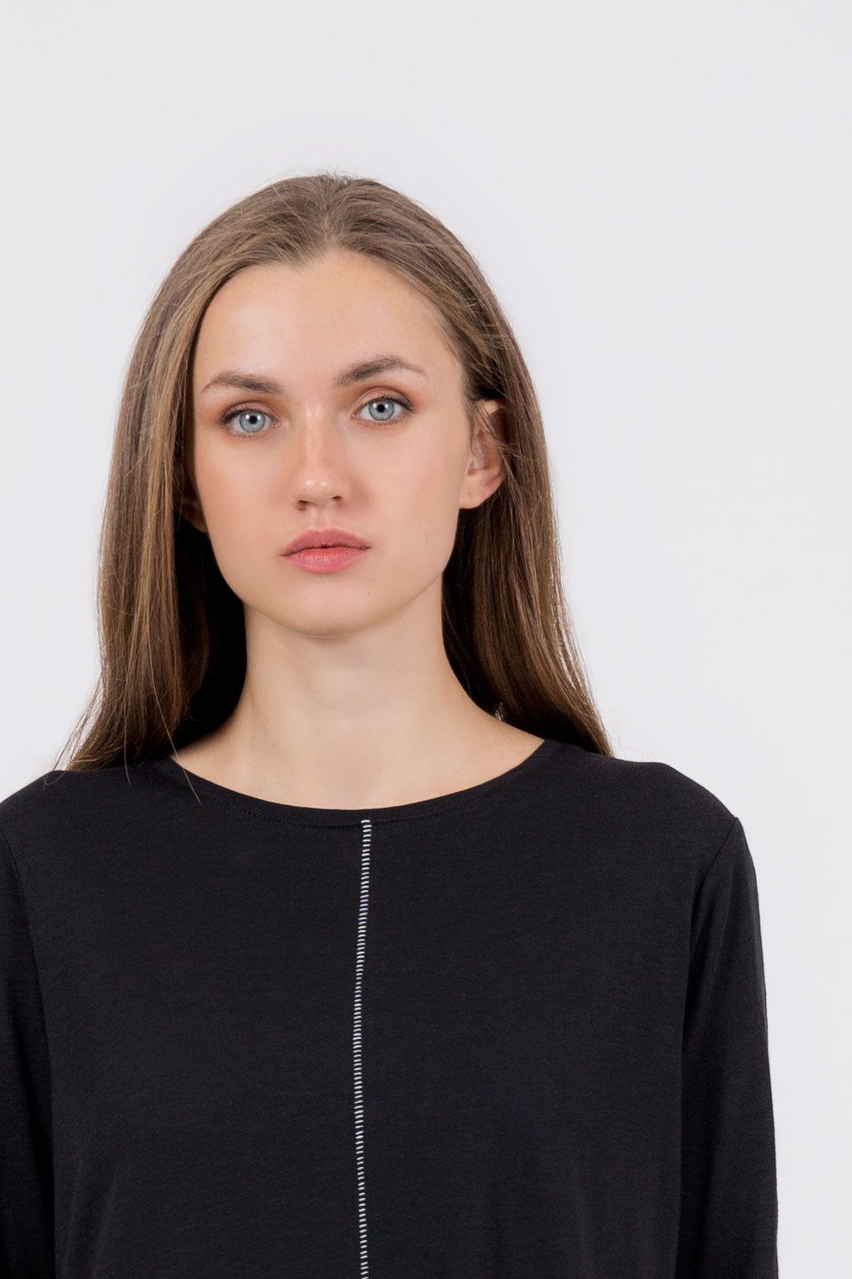 Siyah Uzun T-shirt 8278