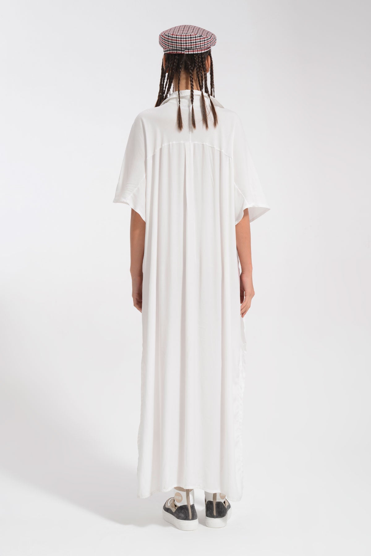 Ekru Uzun Gömlek 8305