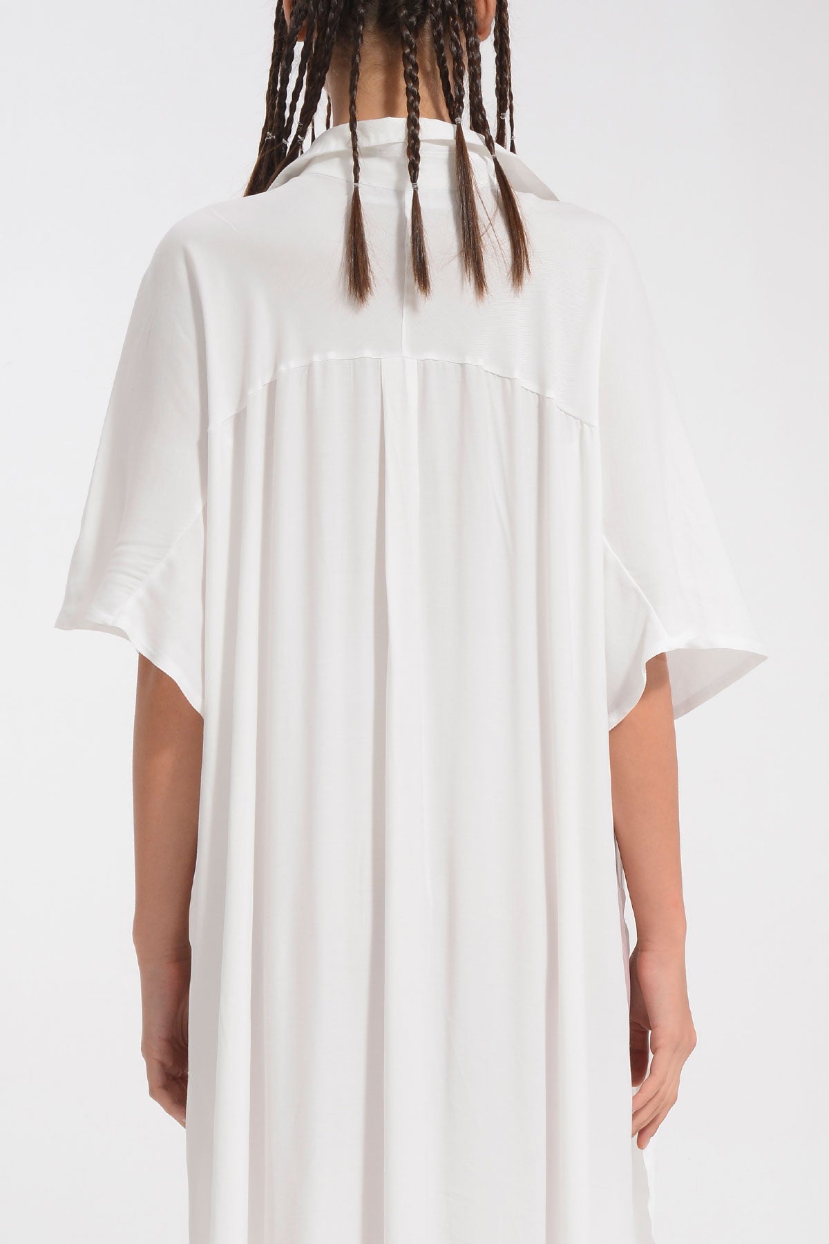 Ekru Uzun Gömlek 8305