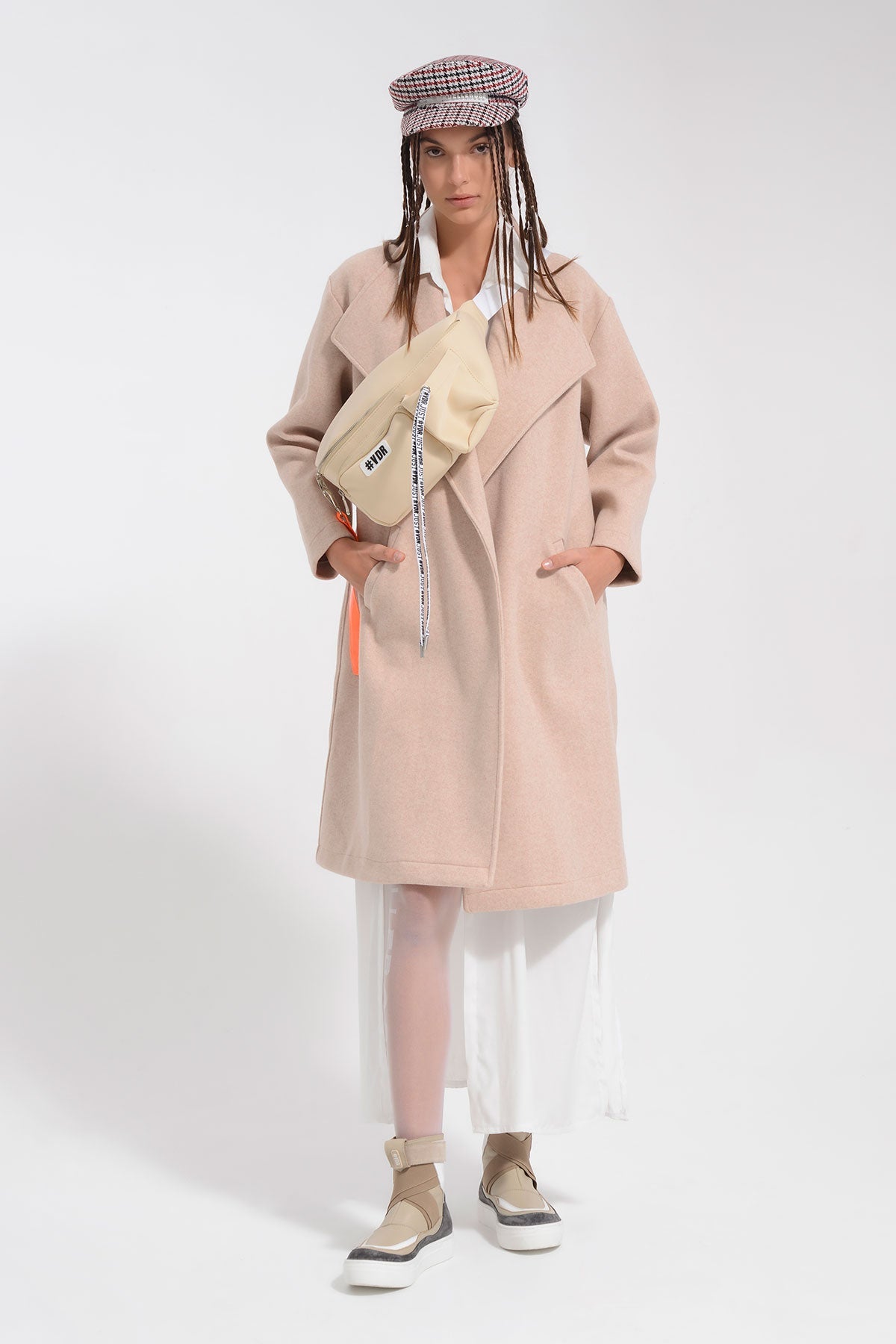 Ekru Uzun Gömlek 8305