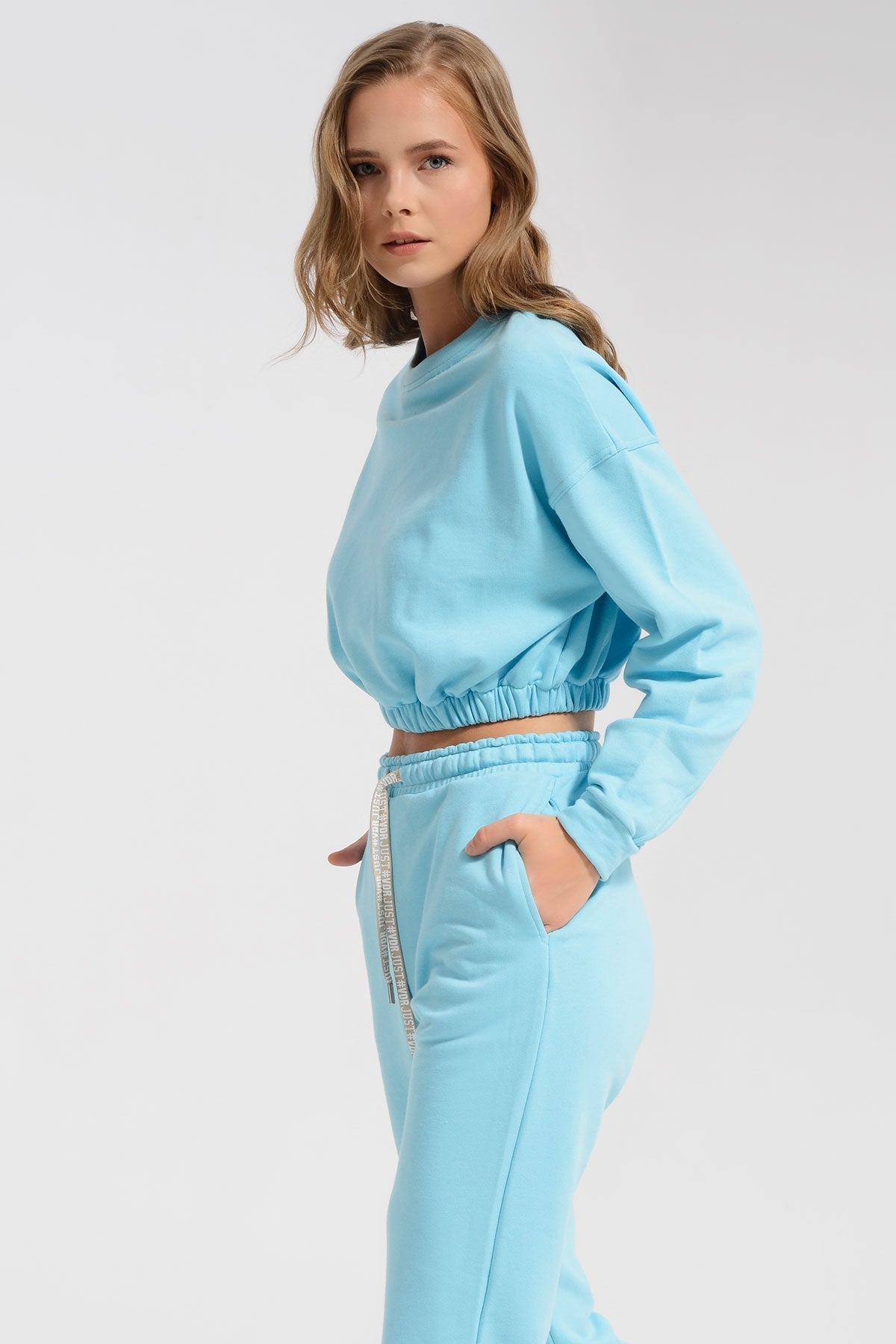 Açik Mavi Sweatshirt 8361