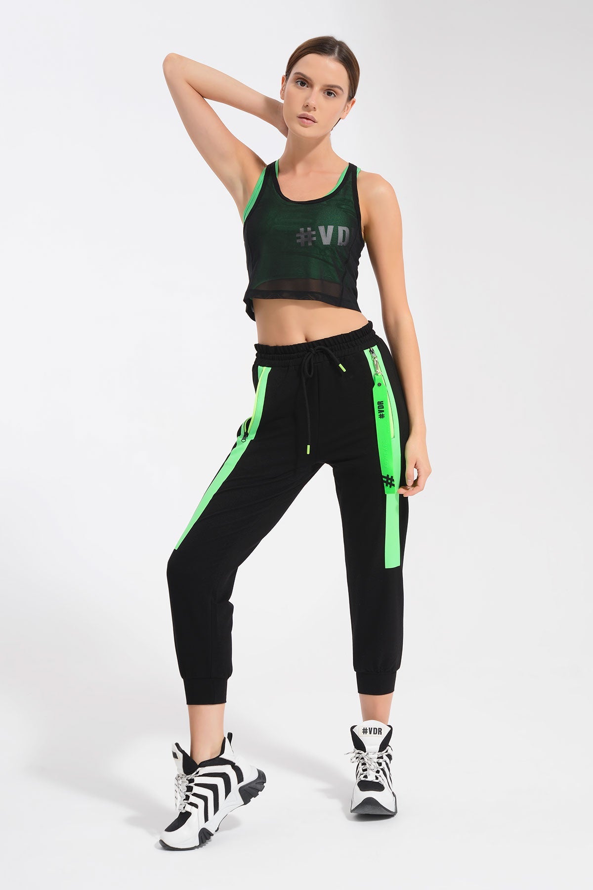 Siyah Yesil Atlet 8372