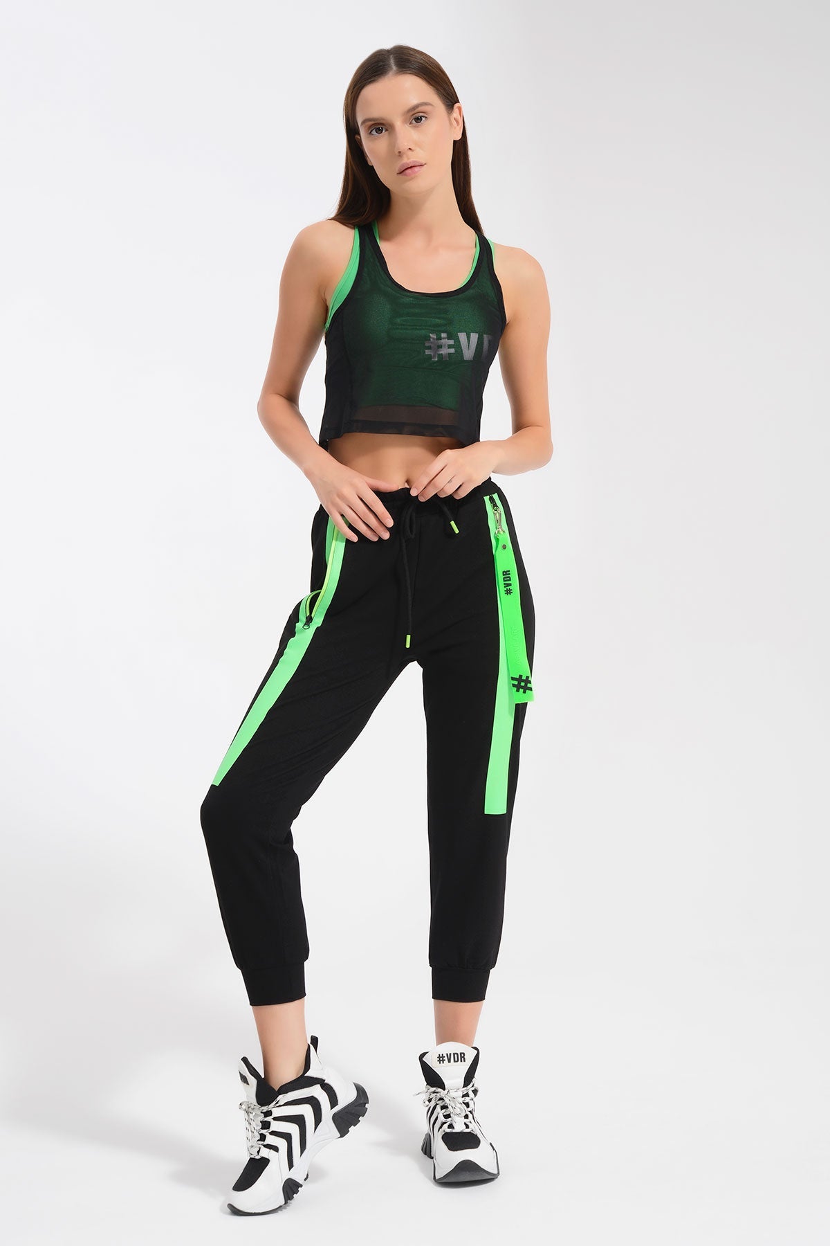 Siyah Yesil Atlet 8372