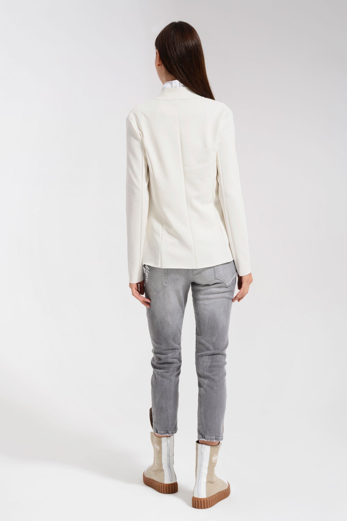 Krem Ceket 8415