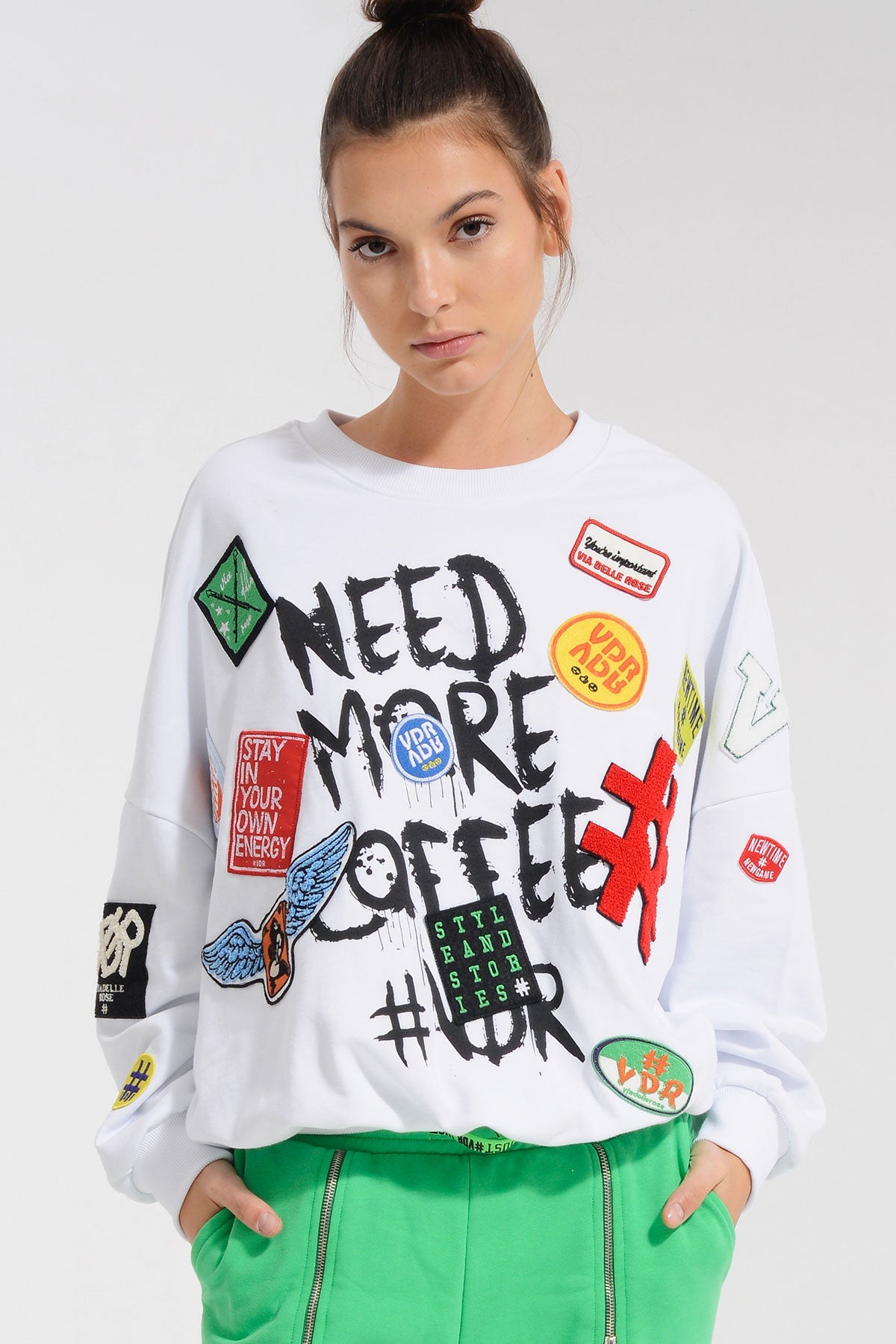 Beyaz  Sweatshirt 8435