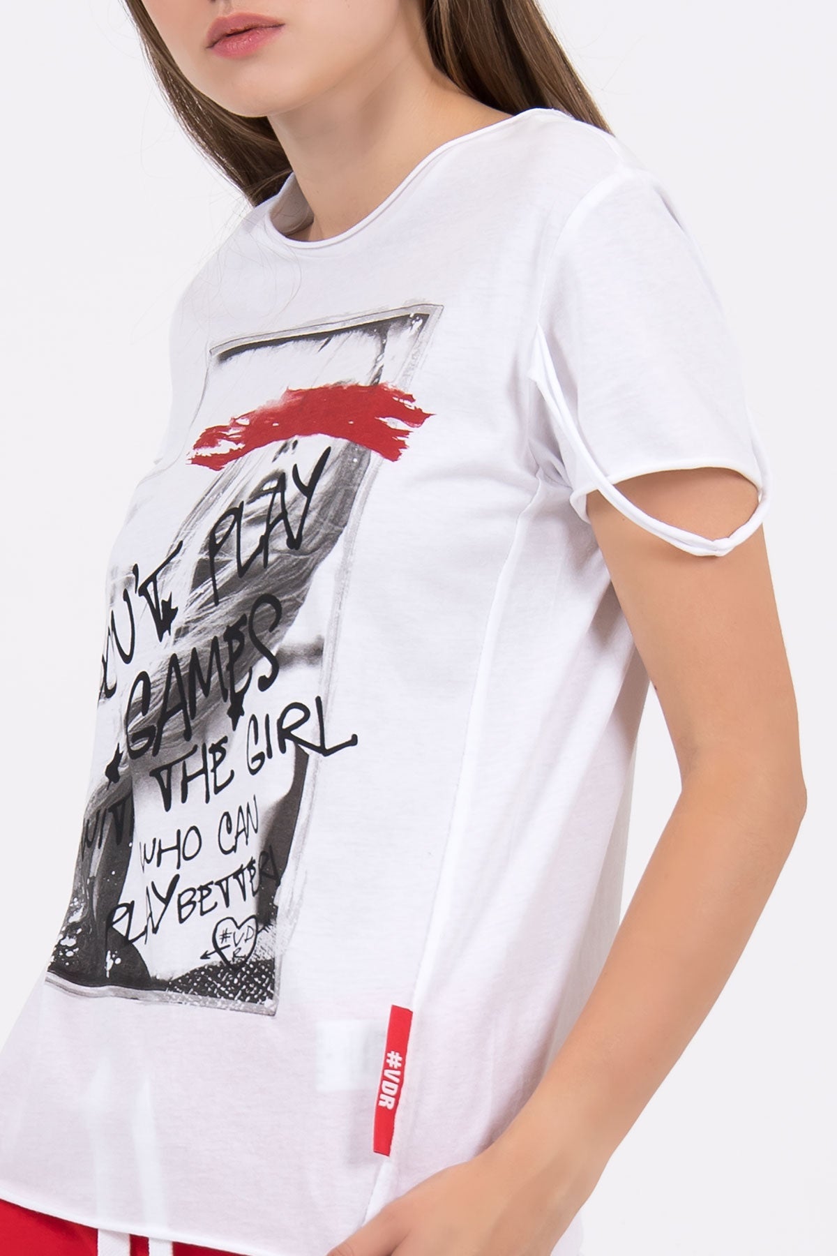 Beyaz T-shirt 8450