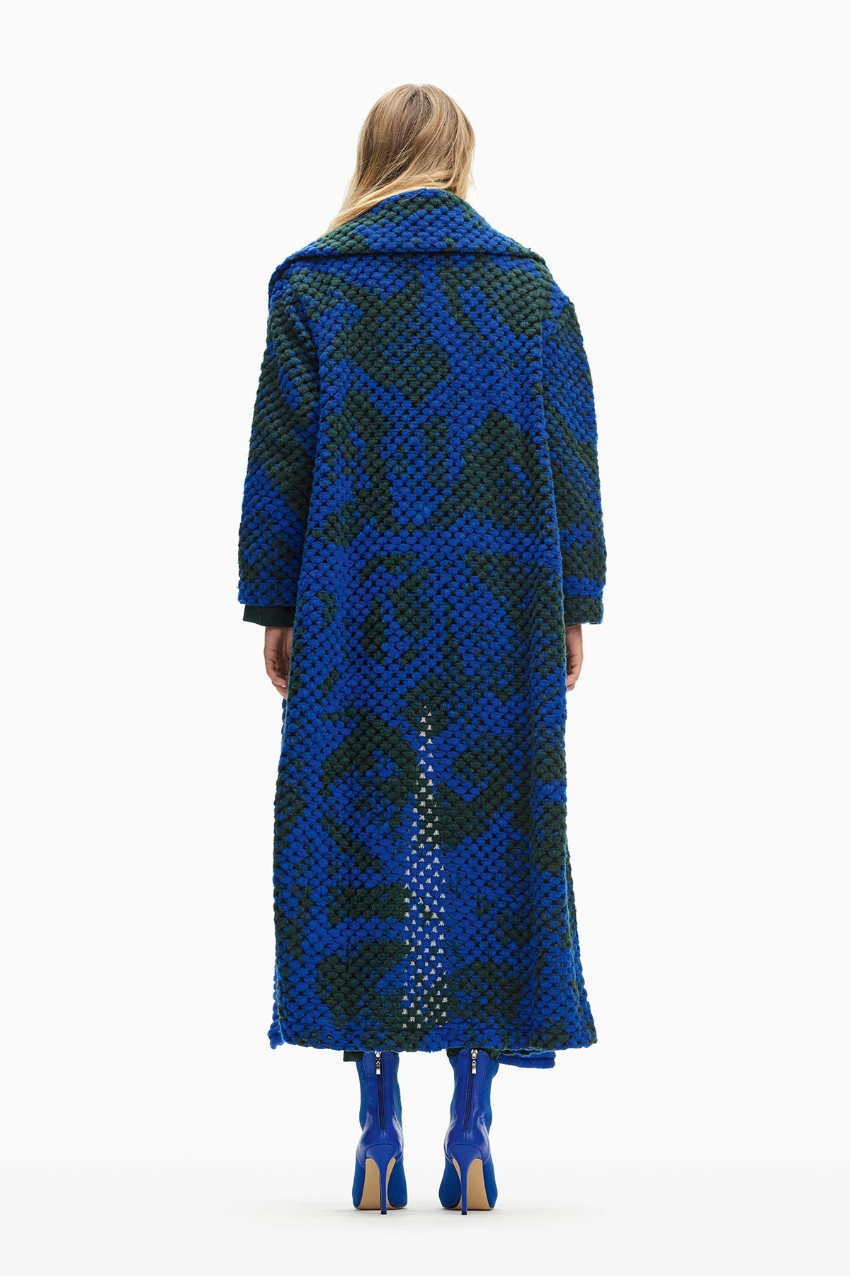 Saks Mavi Koyu Yesil Hirka 10072