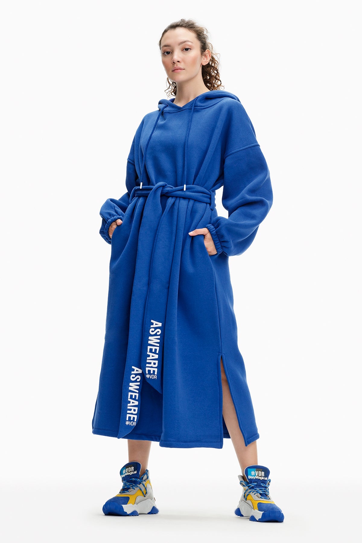 Saks Mavisi Elbise 10089