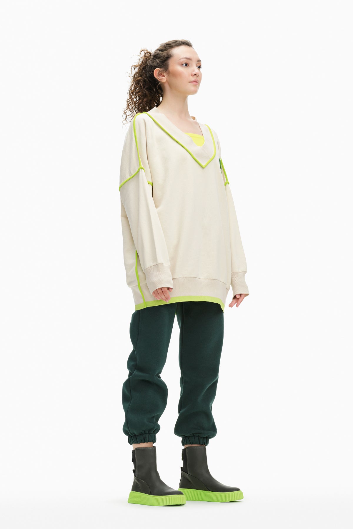 Bej Sweatshirt 10126