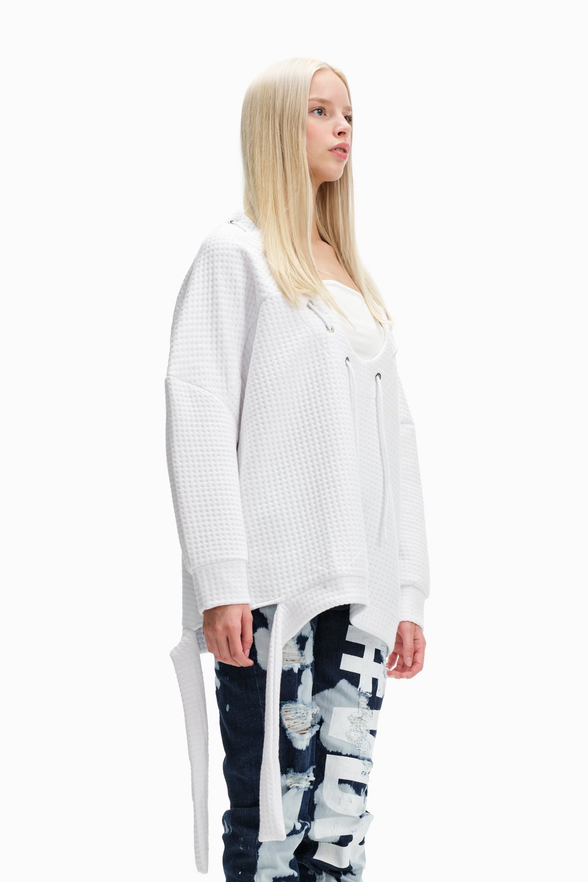 Beyaz Sweatshirt 10146