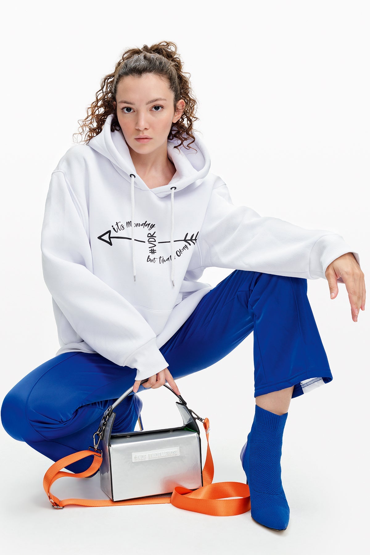 Beyaz Sweatshirt 10190