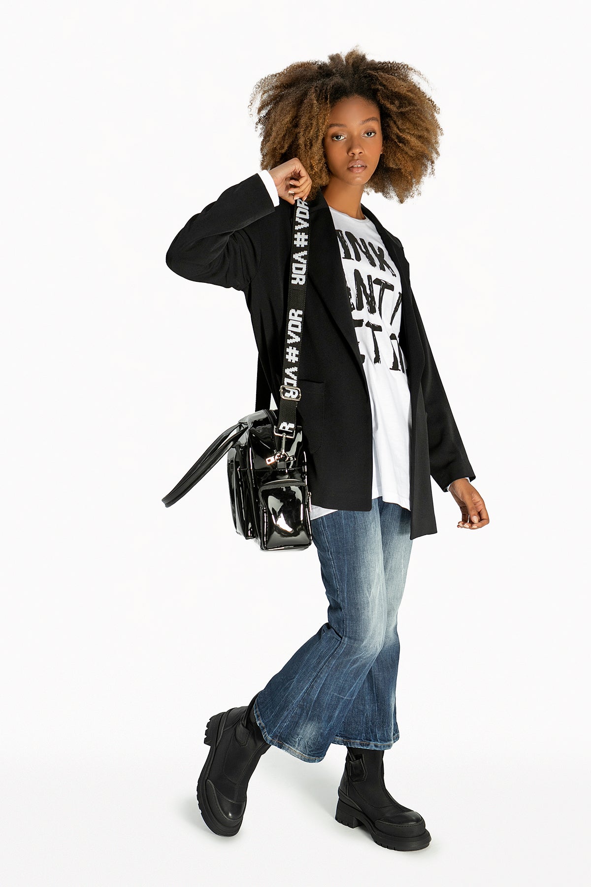 Beyaz Uzun T-shirt 10324