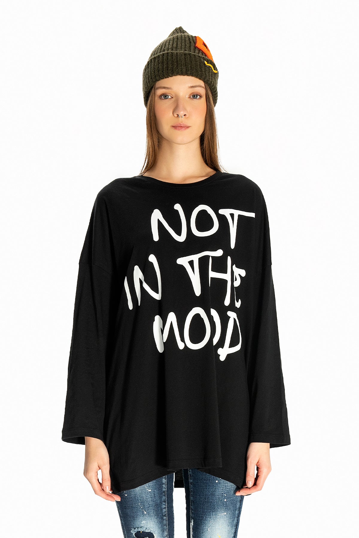 Siyah Uzun T-shirt 10329