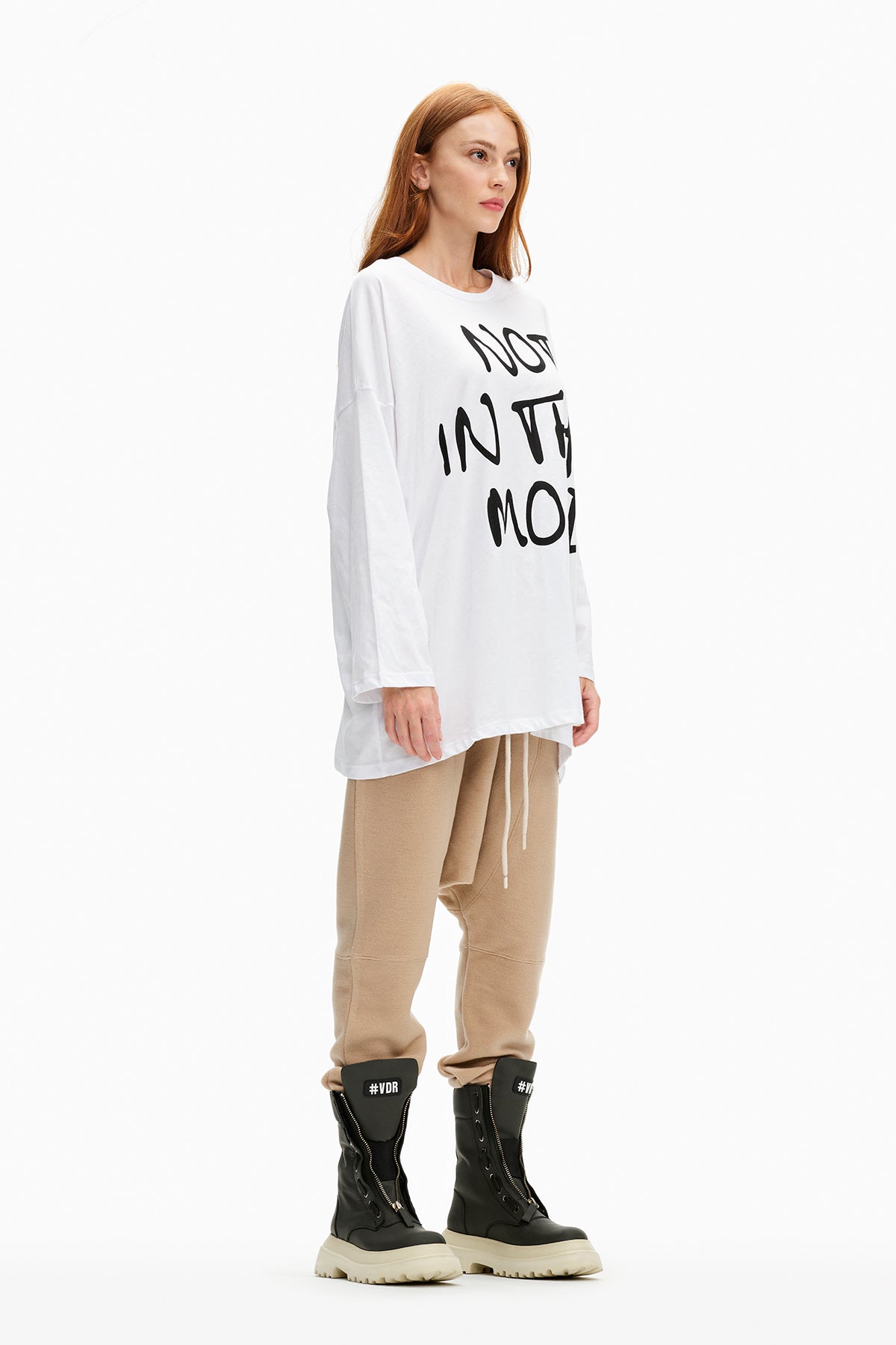 Beyaz Uzun T-shirt 10329