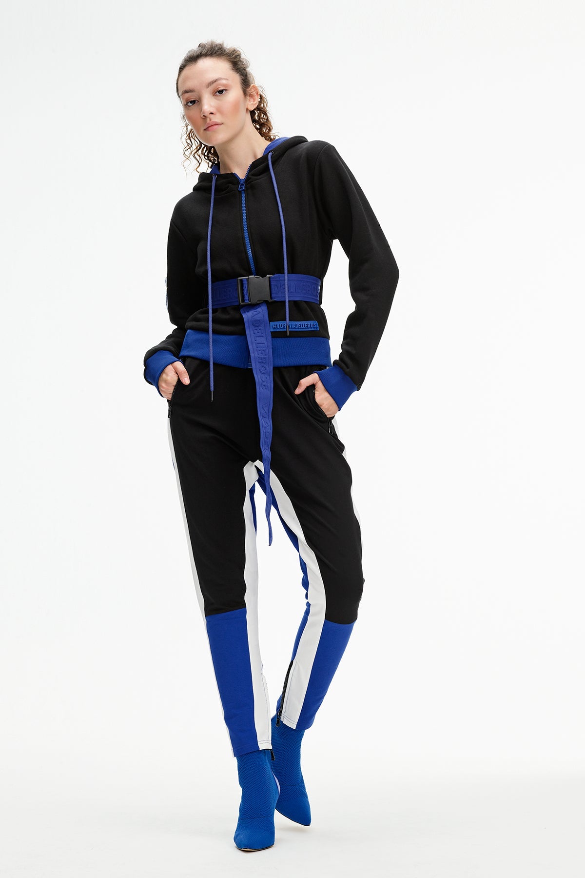 Siyah Saks Mavisi Pantolon 10385