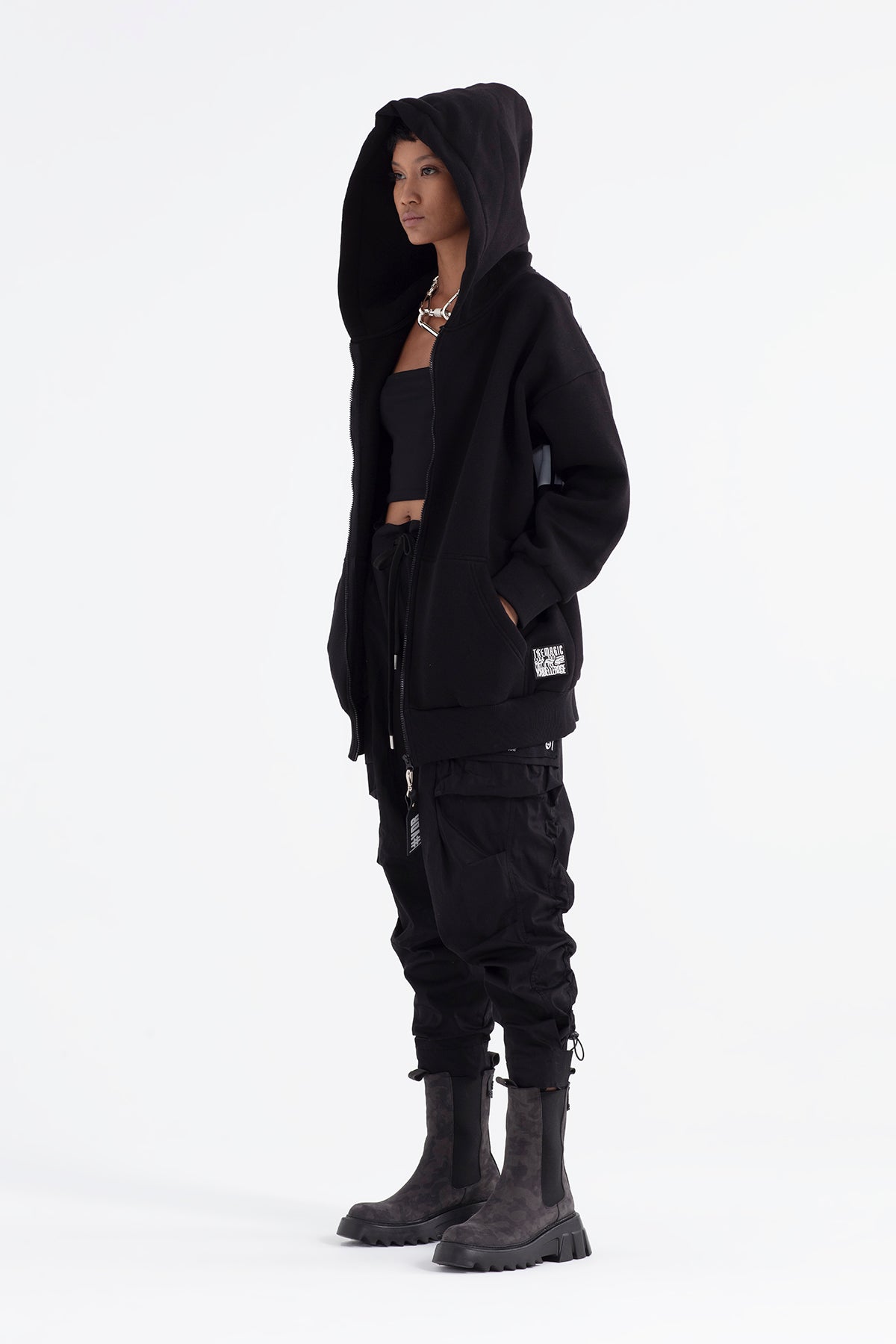 Siyah Sweatshirt 12035