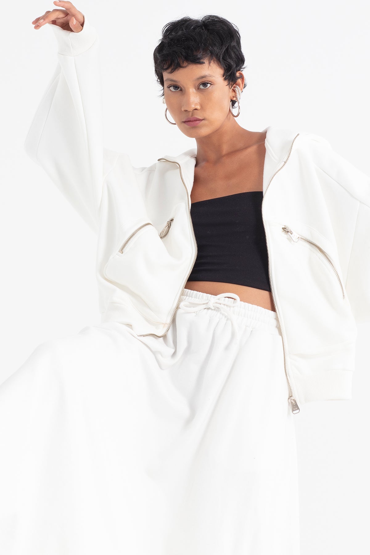 Ekru Sweatshirt 12038