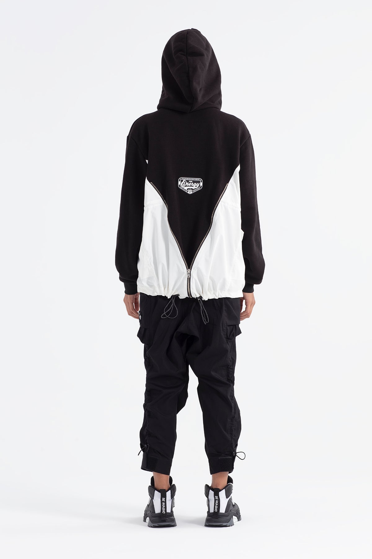 Siyah Beyaz Sweatshirt 12041