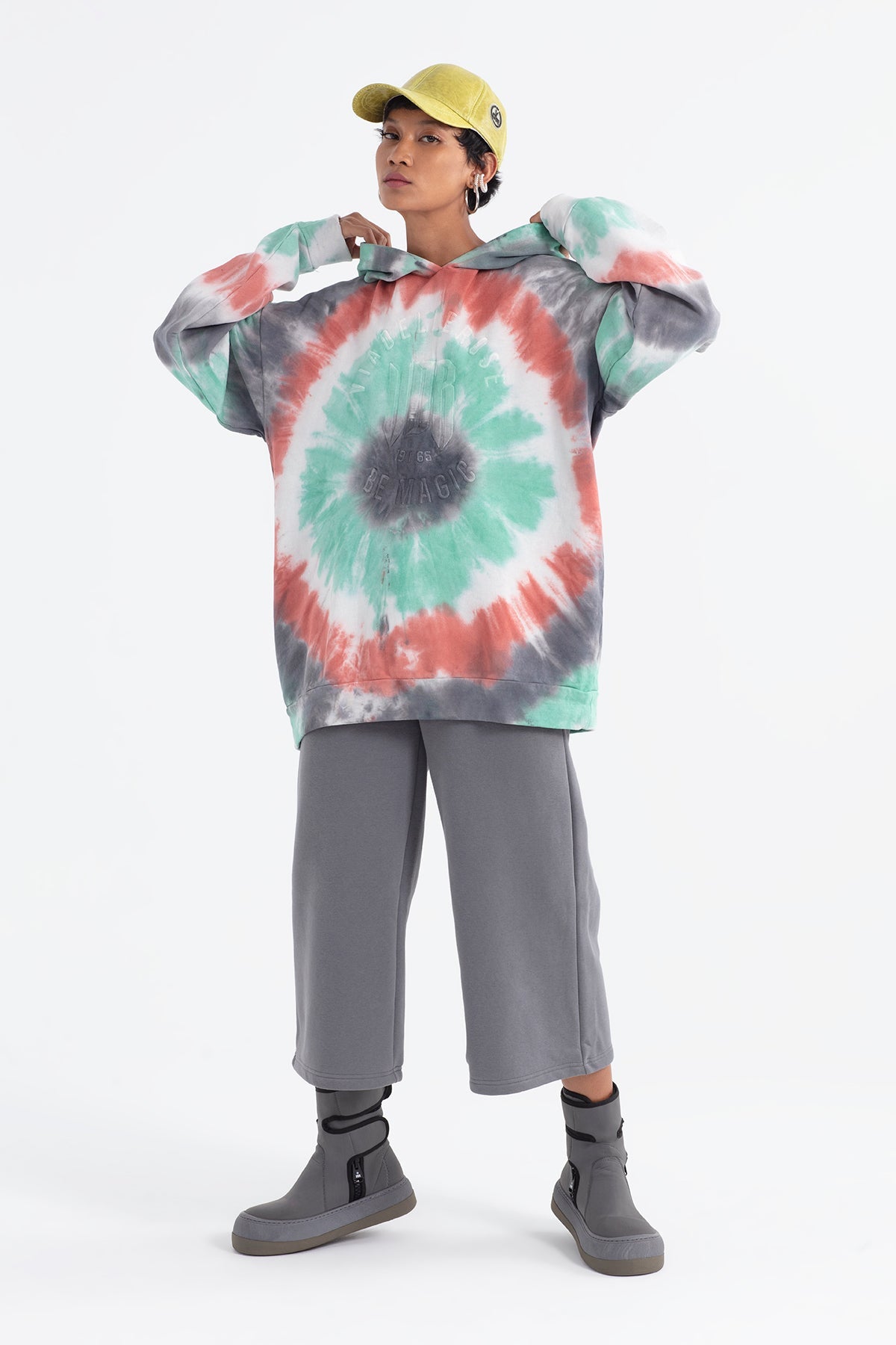 Çok Renkli Batik Sweatshirt 12051