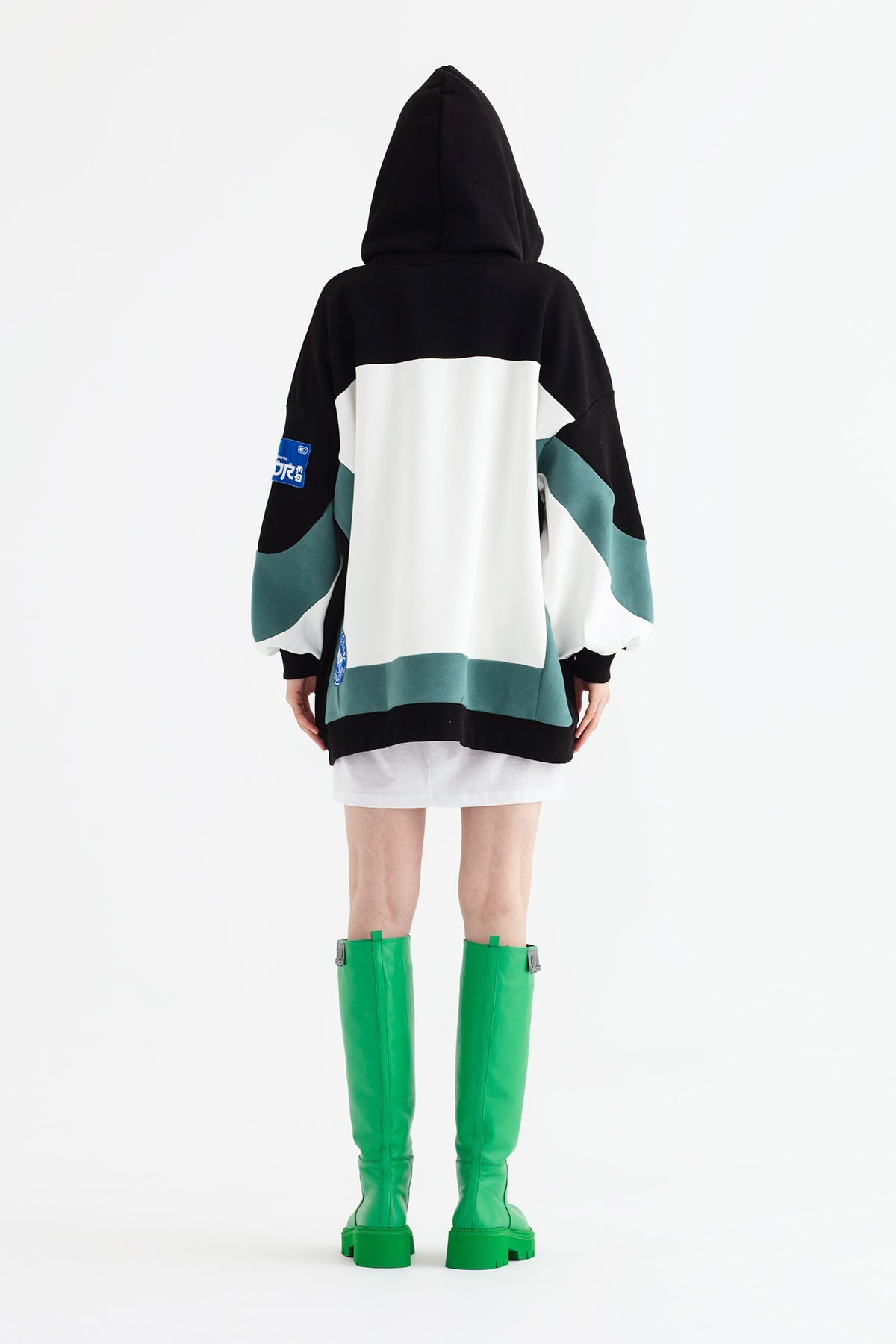 Siyah Ekru Sweatshirt 12059