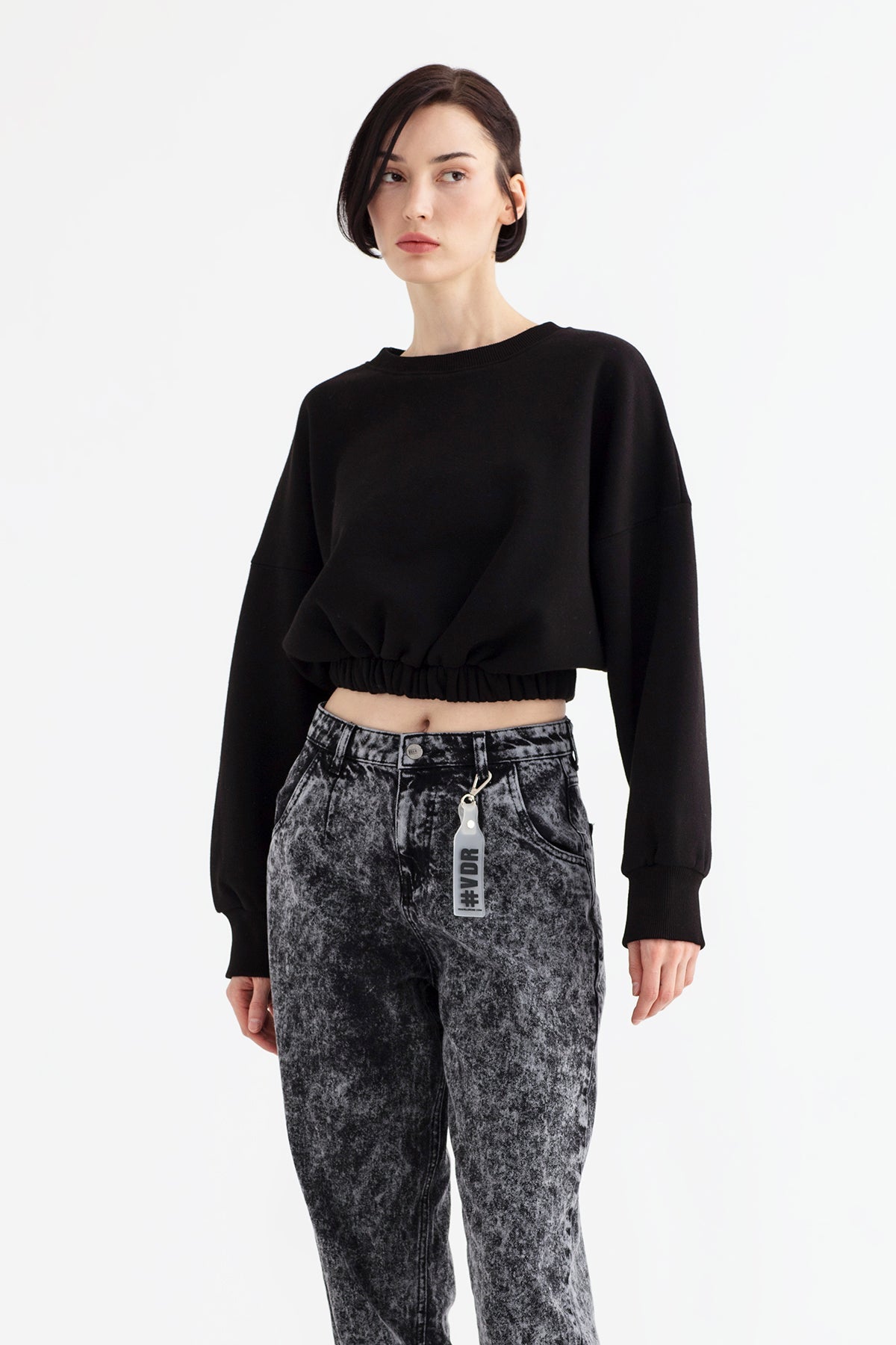 Siyah Sweatshirt 12064