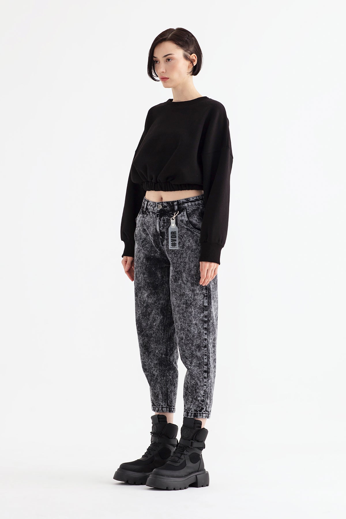 Siyah Sweatshirt 12064
