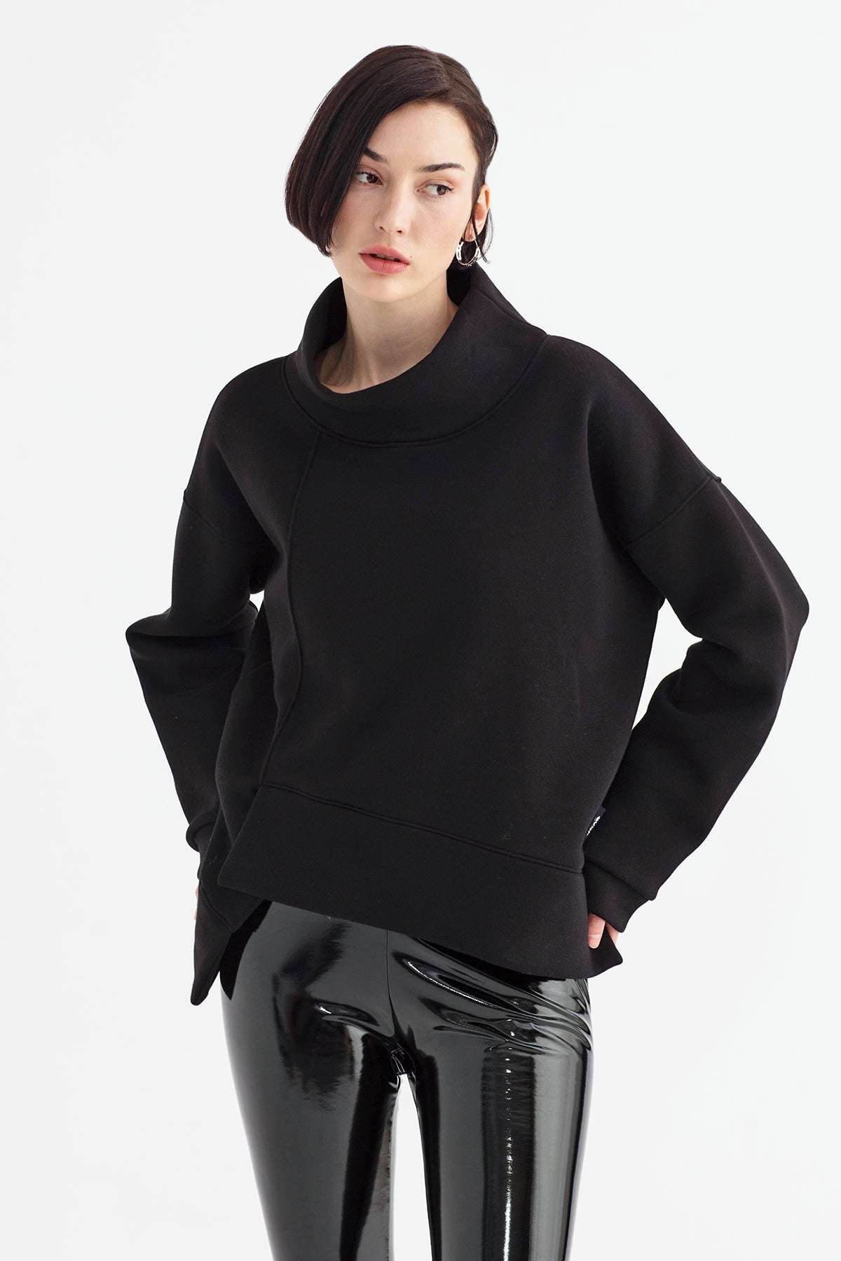 Siyah Sweatshirt 12066