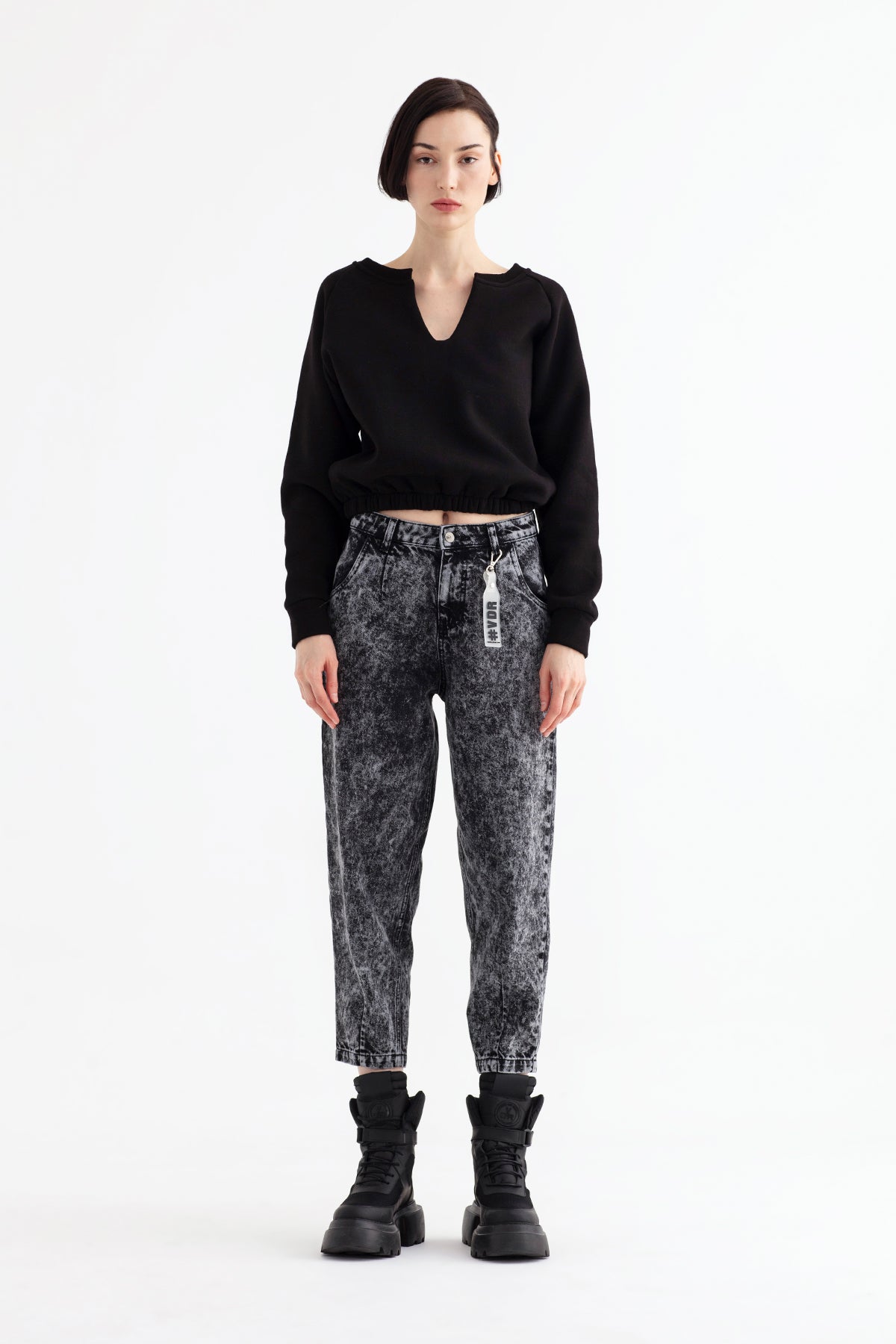 Siyah Sweatshirt 12067