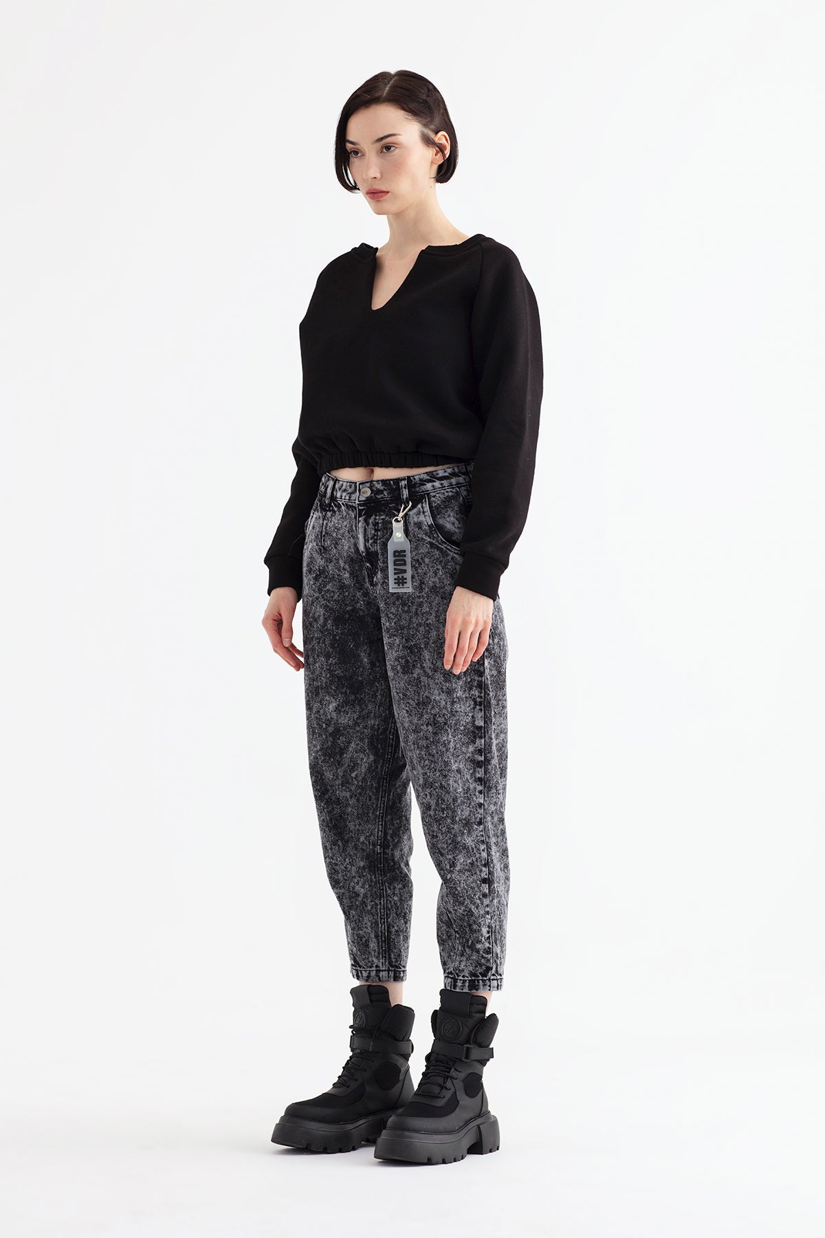 Siyah Sweatshirt 12067